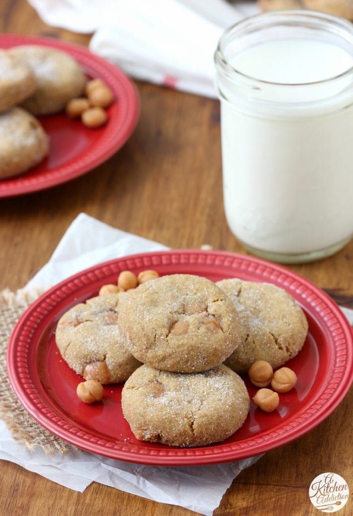 Soft Baked Caramel Ginger Cookies - A Kitchen Addiction