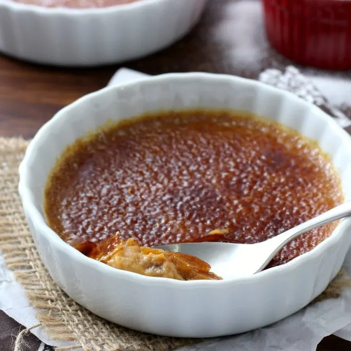 Easy Pumpkin Creme Brulee Recipe from A Kitchen Addiction