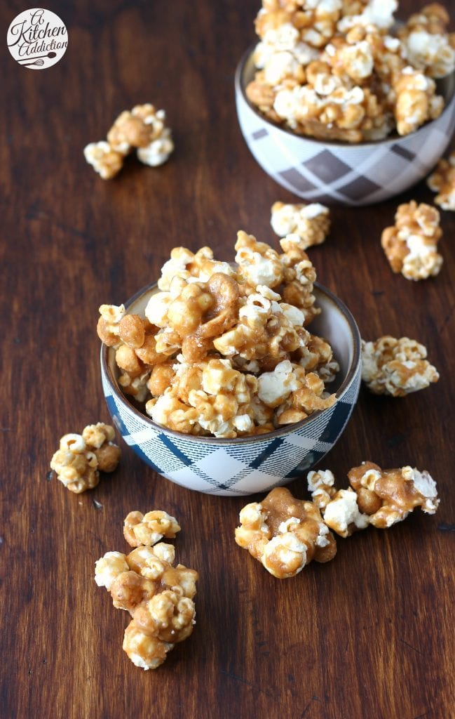 Easy Sweet Heat Caramel Corn Recipe from A Kitchen Addiction