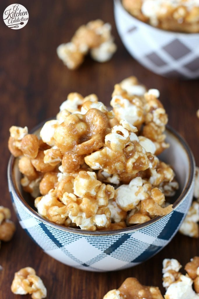 Easy Sweet Heat Caramel Corn Recipe from A Kitchen Addiction