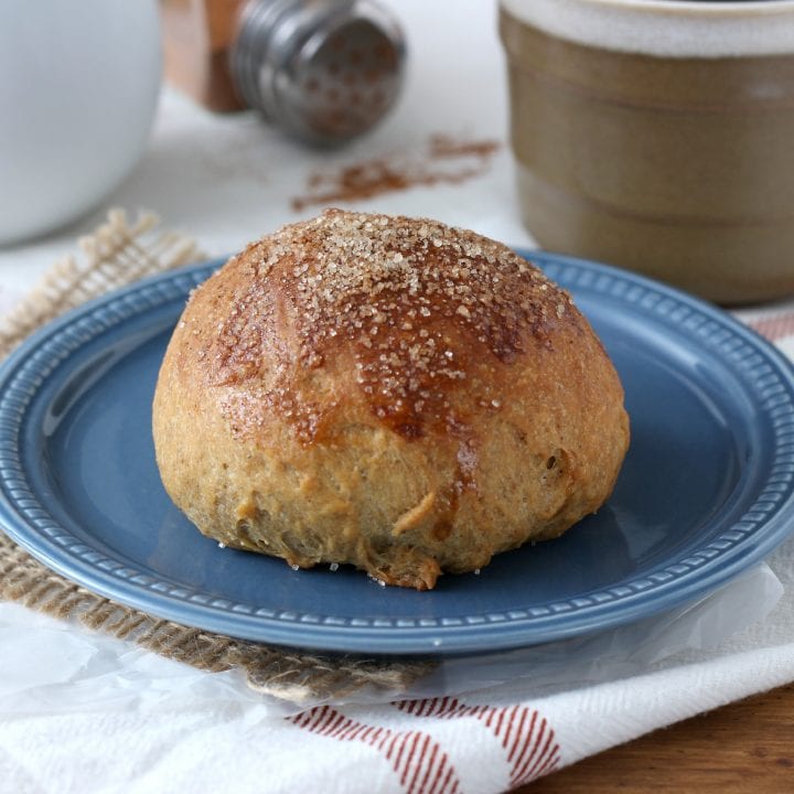 White Chocolate Caramel Gingerbread Brioche Recipe from A Kitchen Addiction