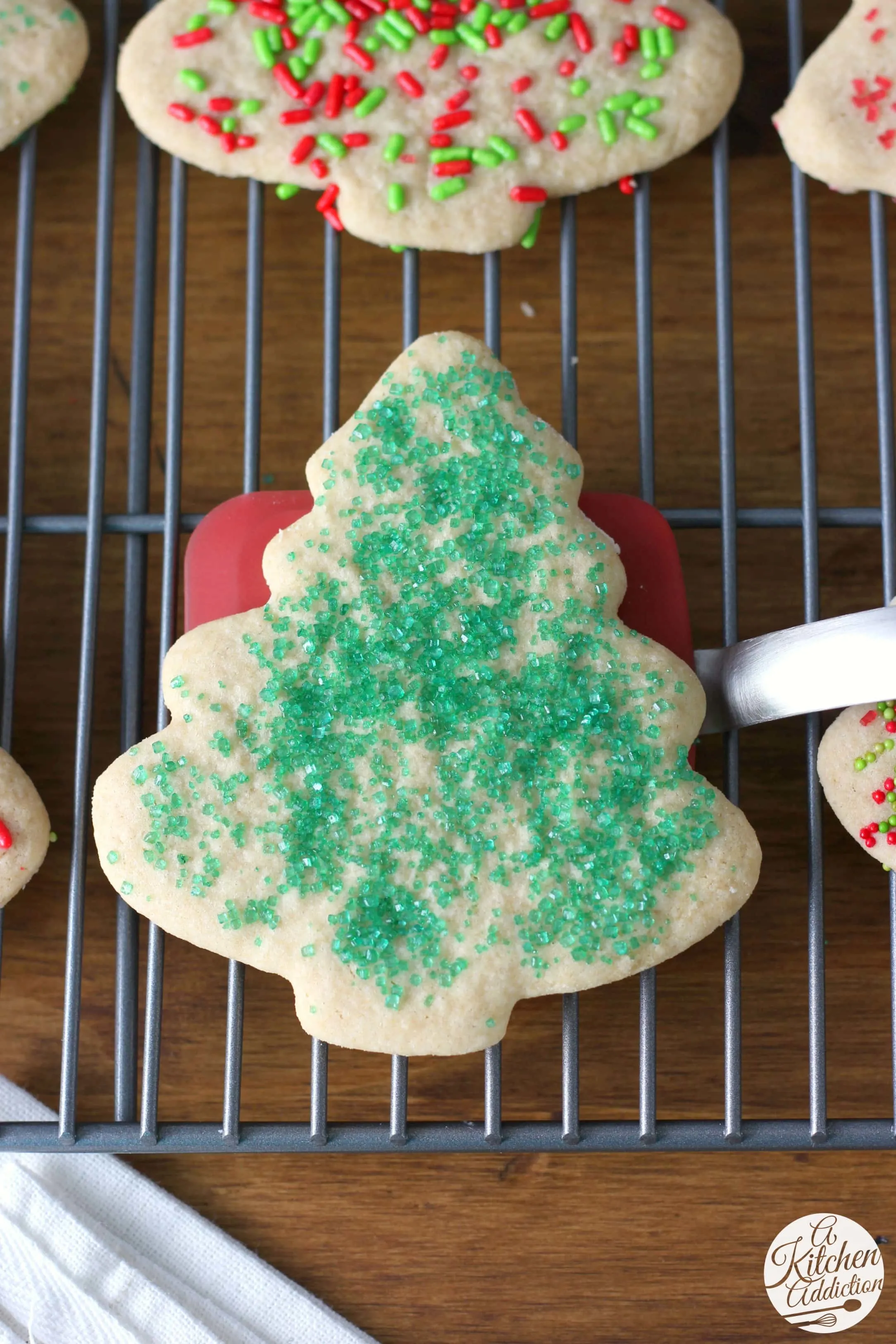 Lightened Up Sugar Cookie Recipe from A Kitchen Addiction