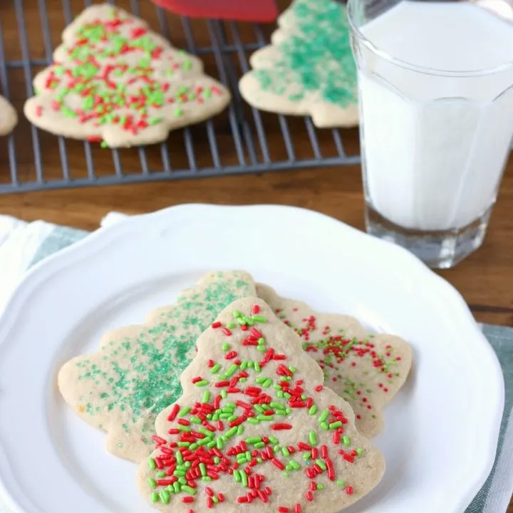 Easy Lightened Up Sugar Cookies Recipe from A Kitchen Addiction