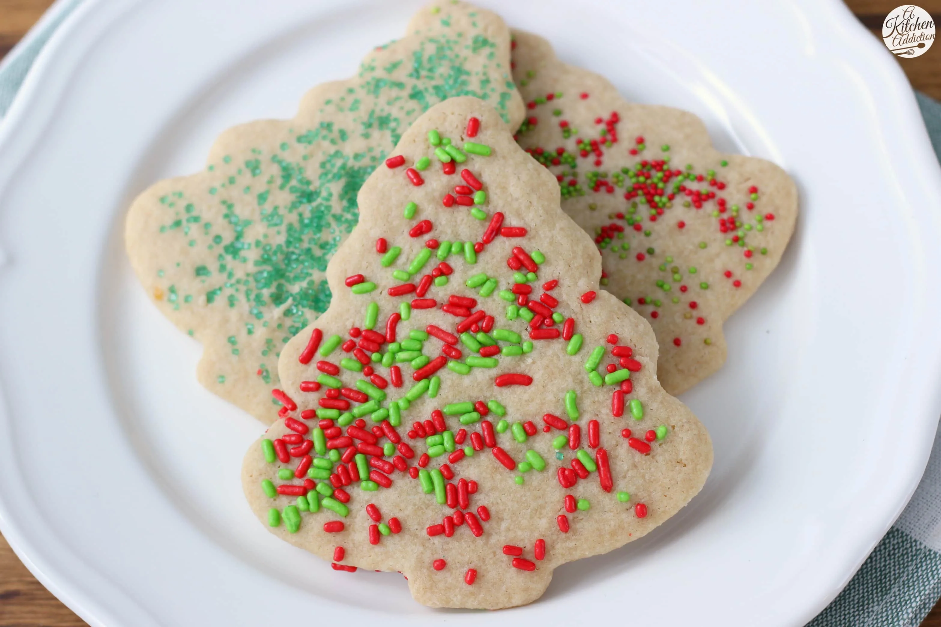 Lightened Up Sugar Cookies Recipe from A Kitchen Addiction