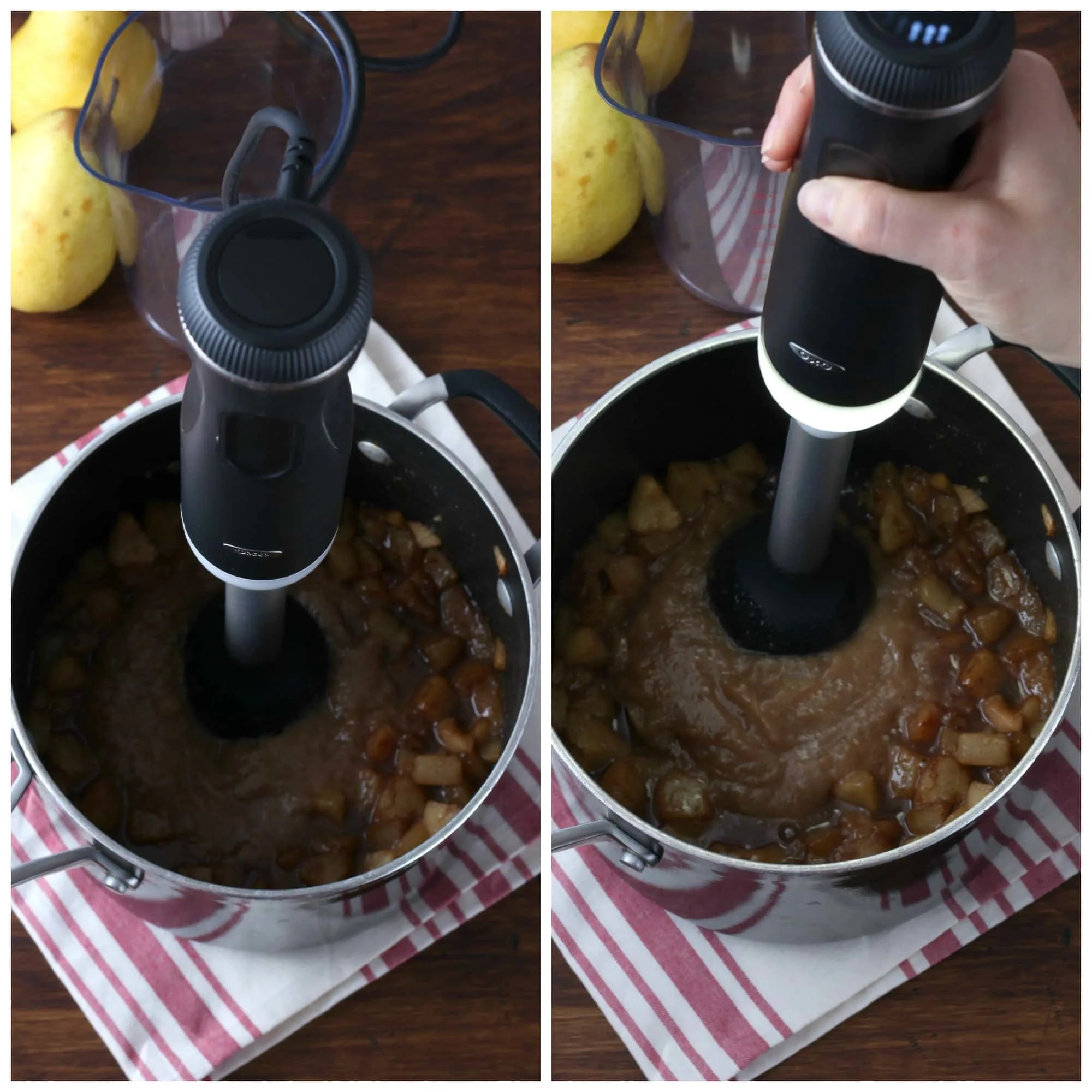 OXO Immersion Blender in use #OXOon