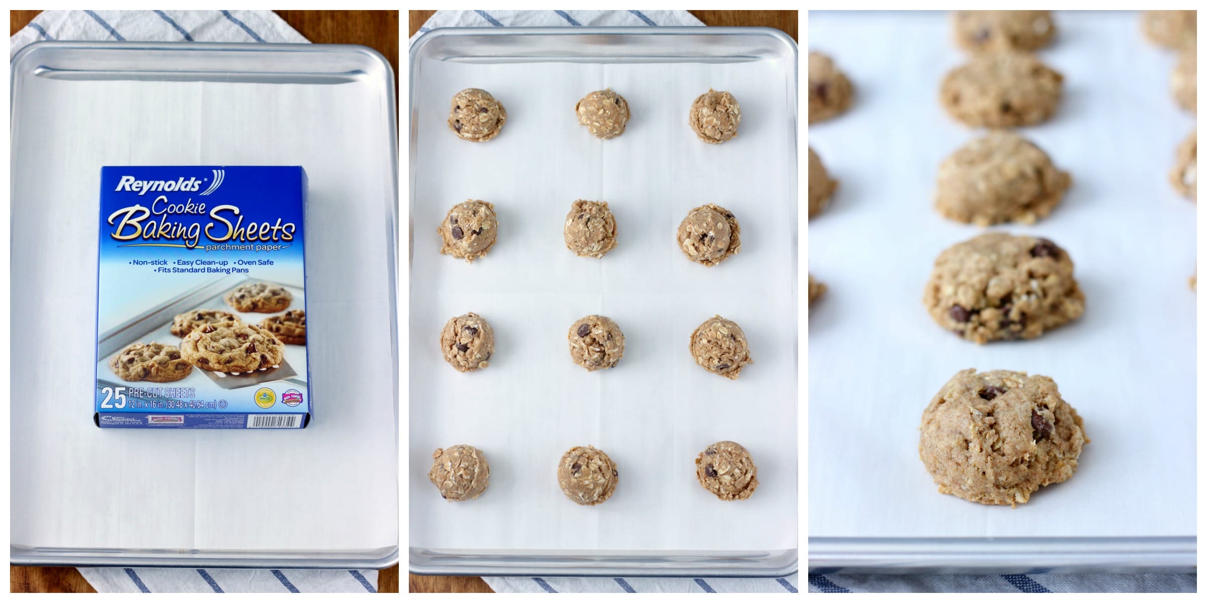 Chewy Coconut Oil Dark Chocolate Chip Oat Cookies {Whole Wheat