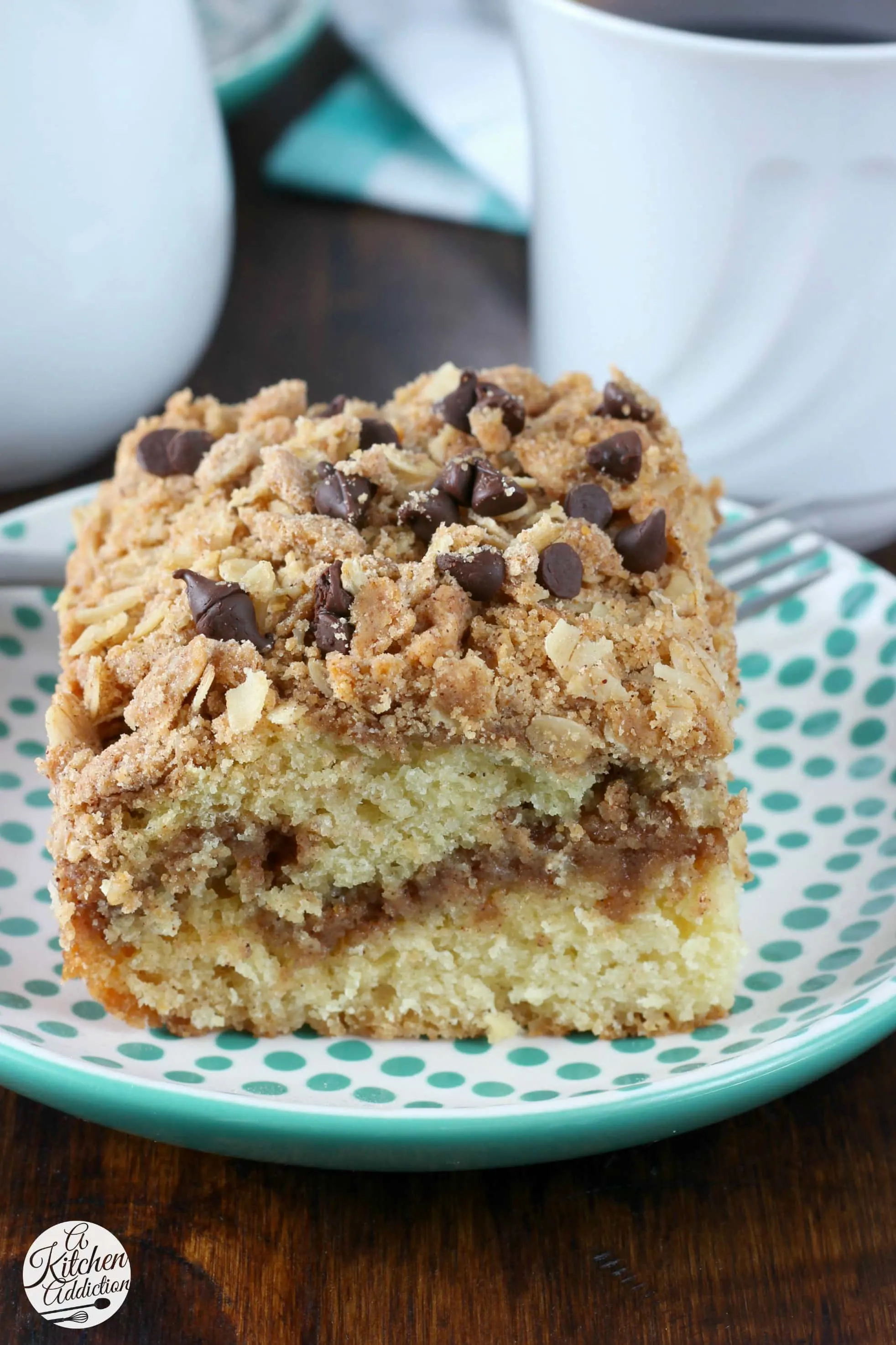 Peanut Butter Crumble Coffee Cake Recipe from A Kitchen Addiction