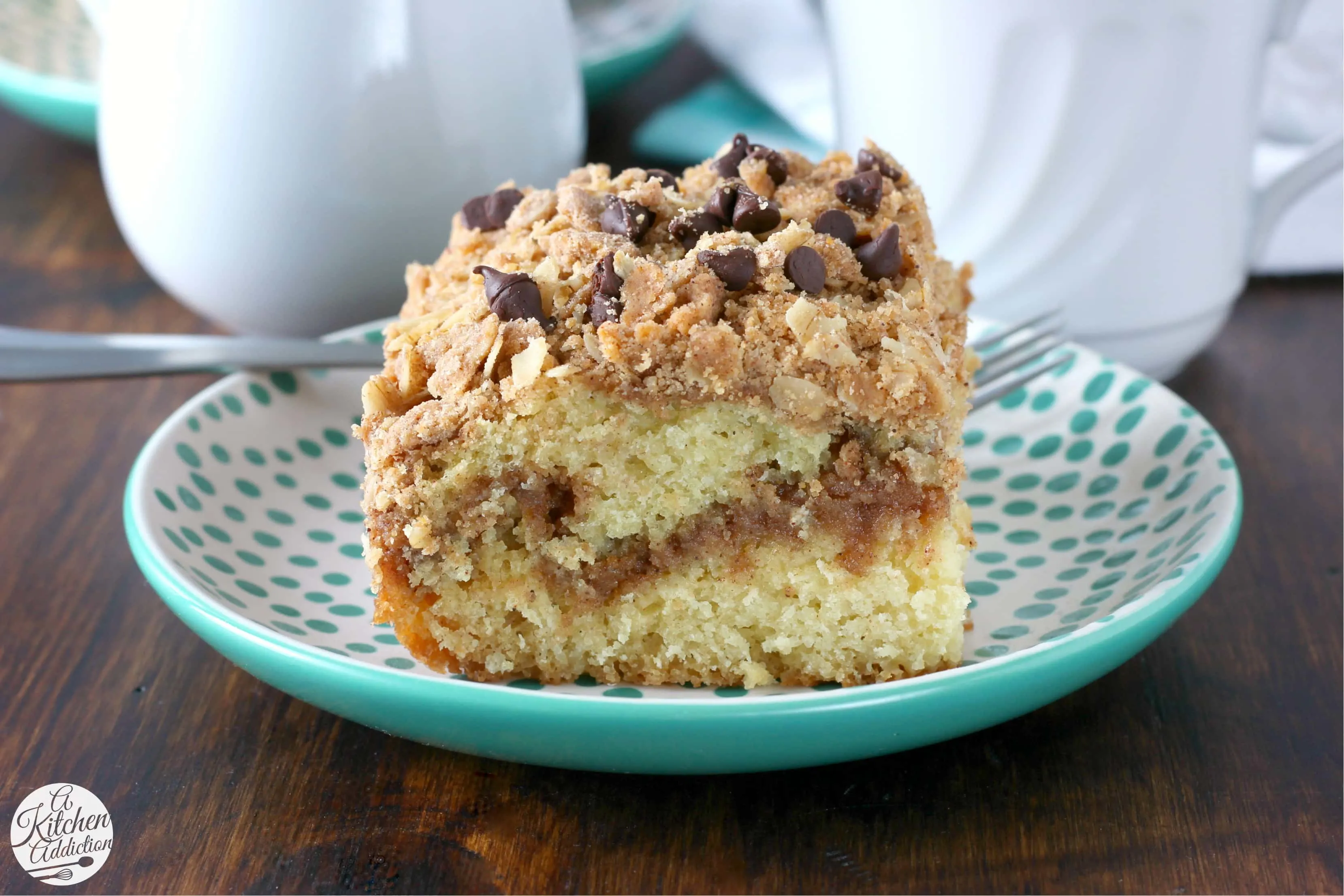 Peanut Butter Crumble Coffee Cake Recipe from A Kitchen Addiction