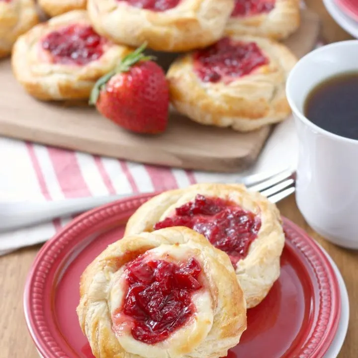 Strawberries and Cream Cheese Danishes Recipe for A Kitchen Addiction