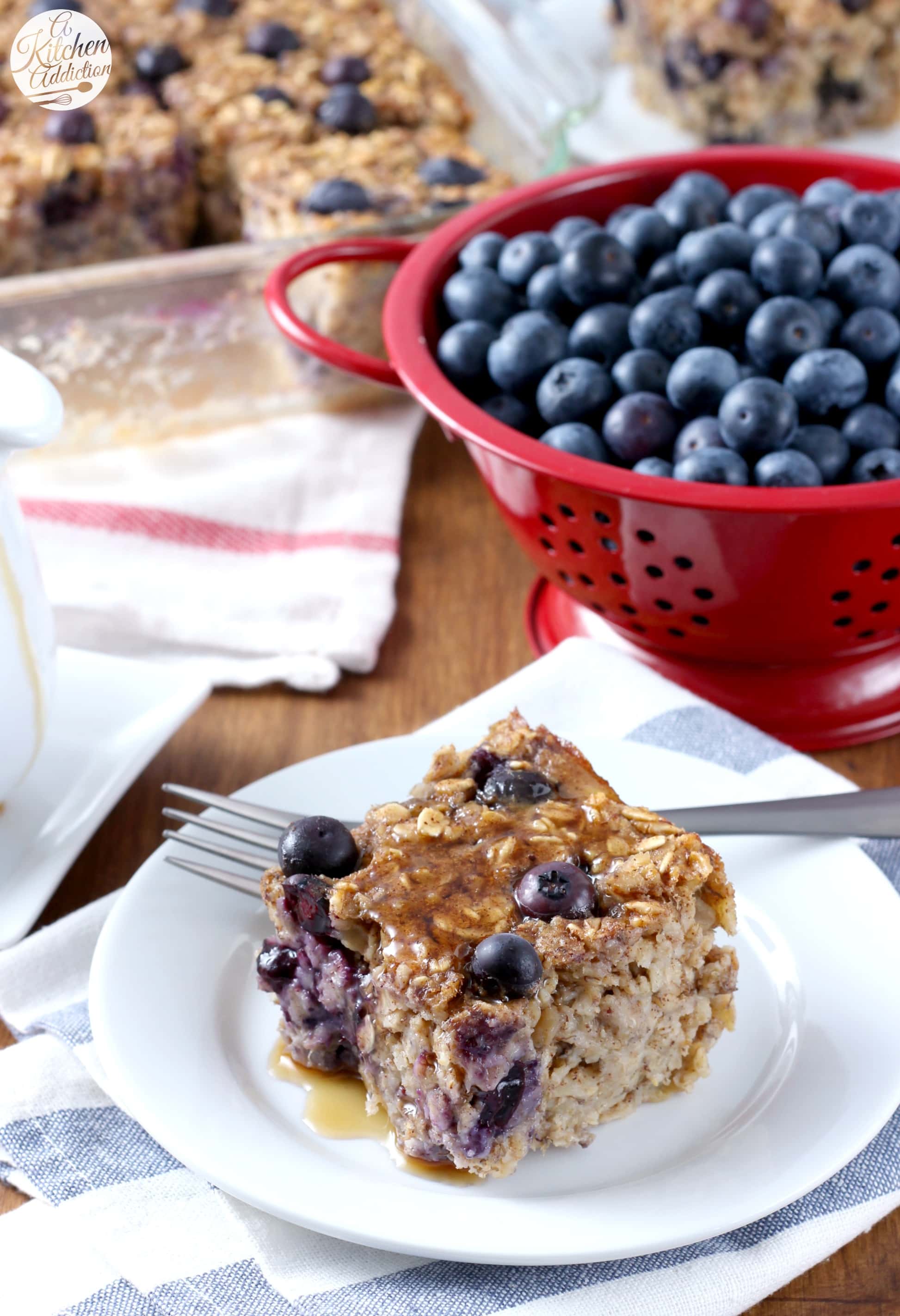 Healthy Blueberry Banana Bread Baked Oatmeal