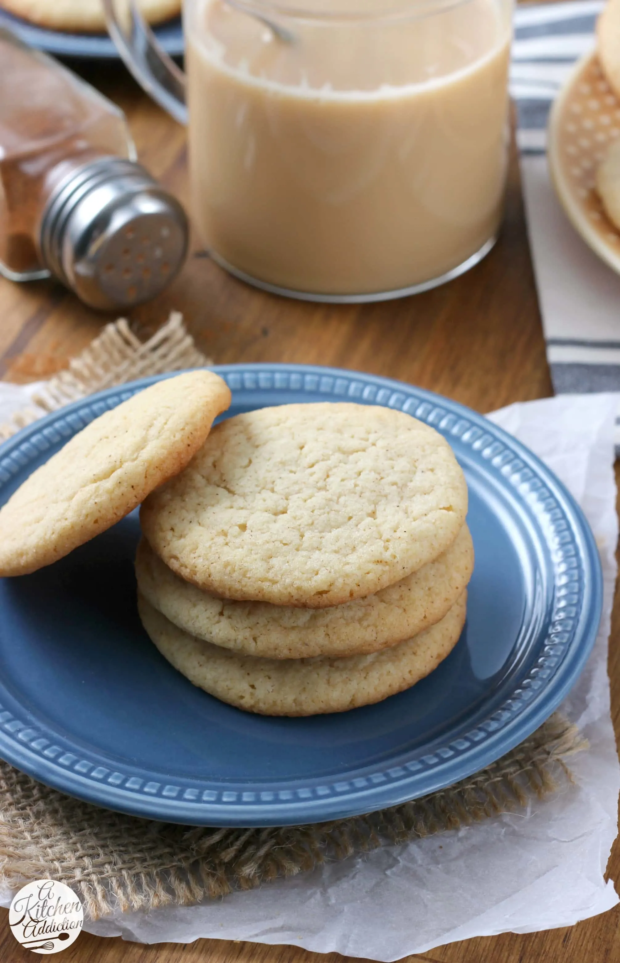 Cinnamon Tea Cookies Recipe from A Kitchen Addiction