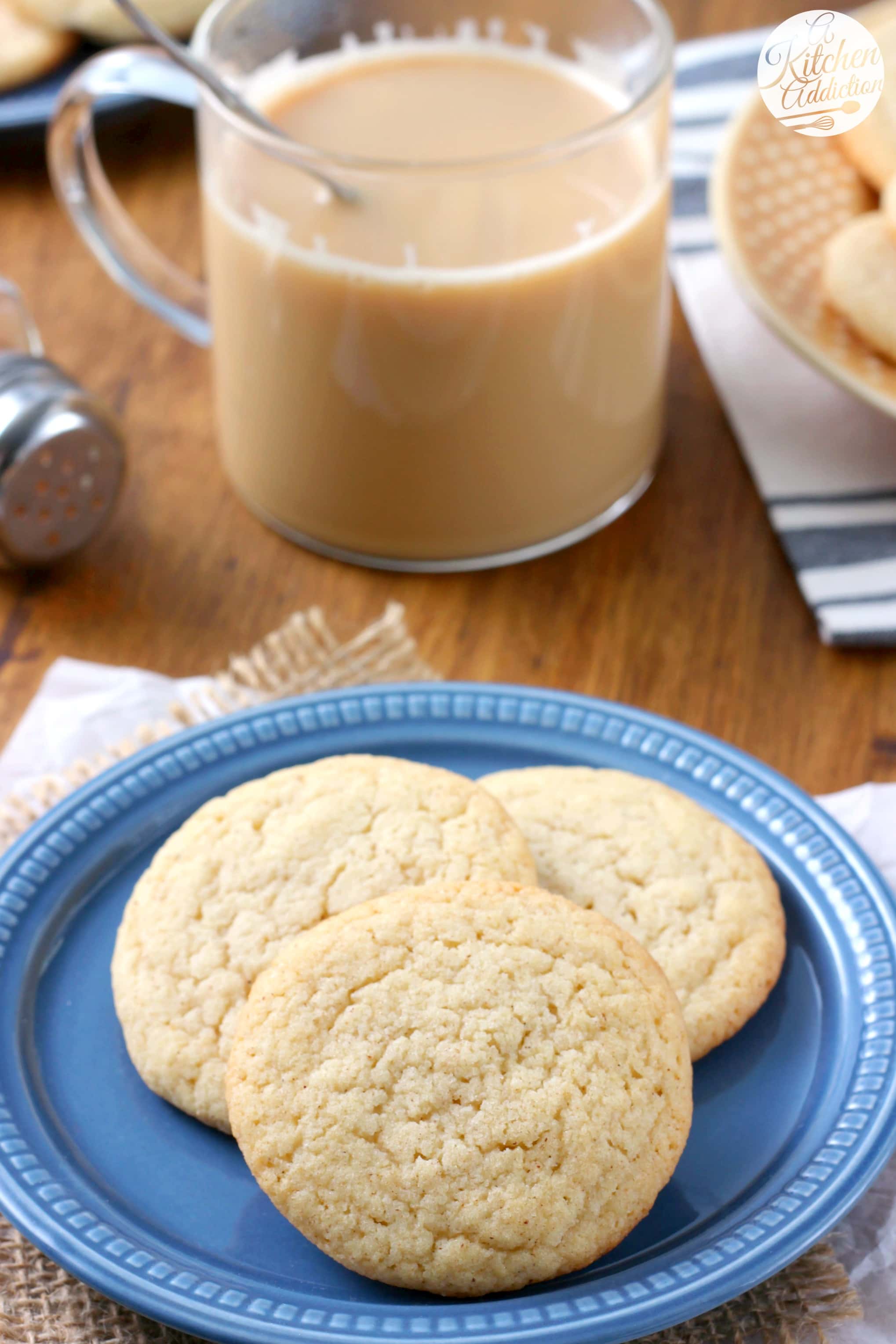 Easy Cinnamon Tea Cookies Recipe from A Kitchen Addiction