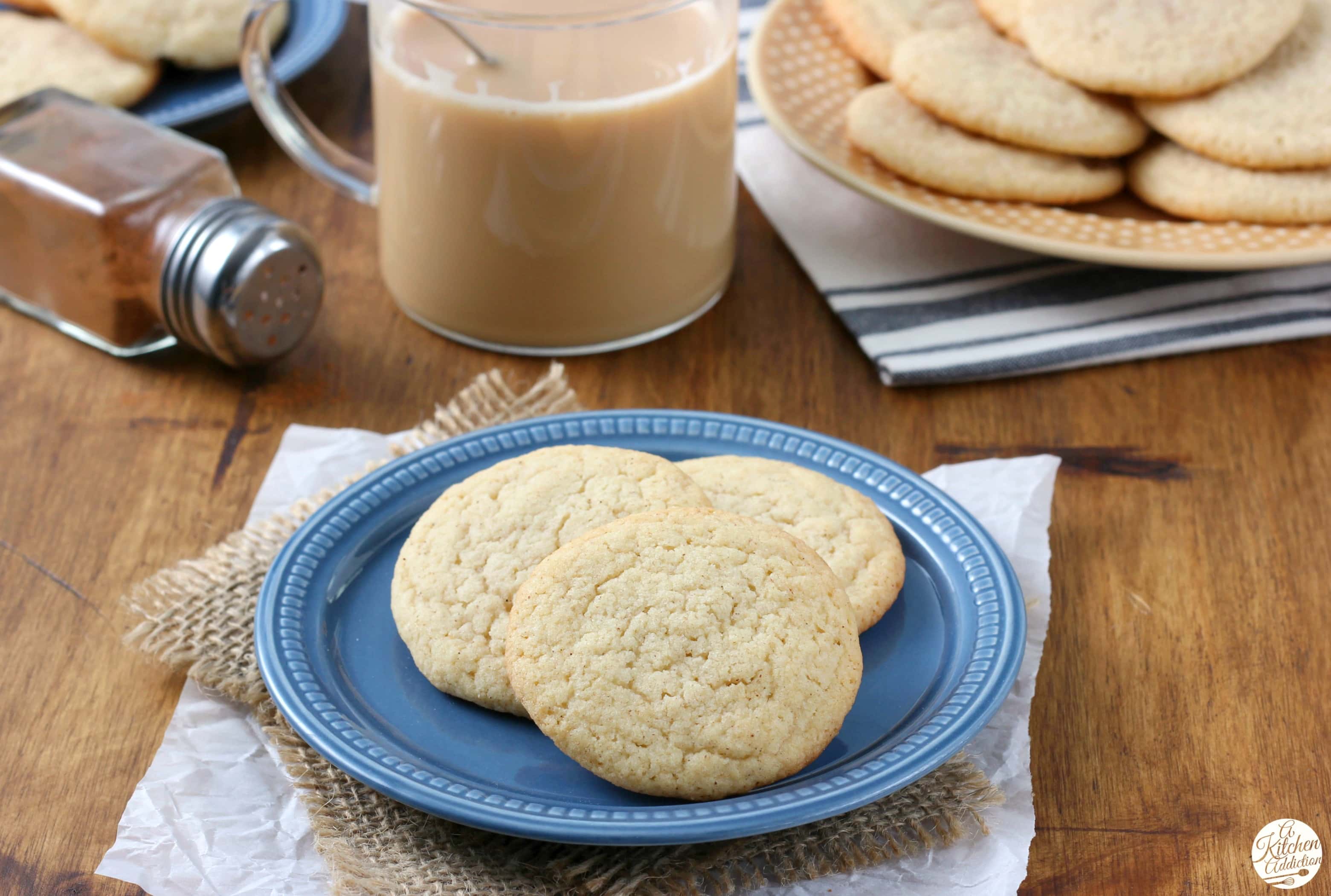 Cinnamon Tea Cookies Recipe from A Kitchen Addiction