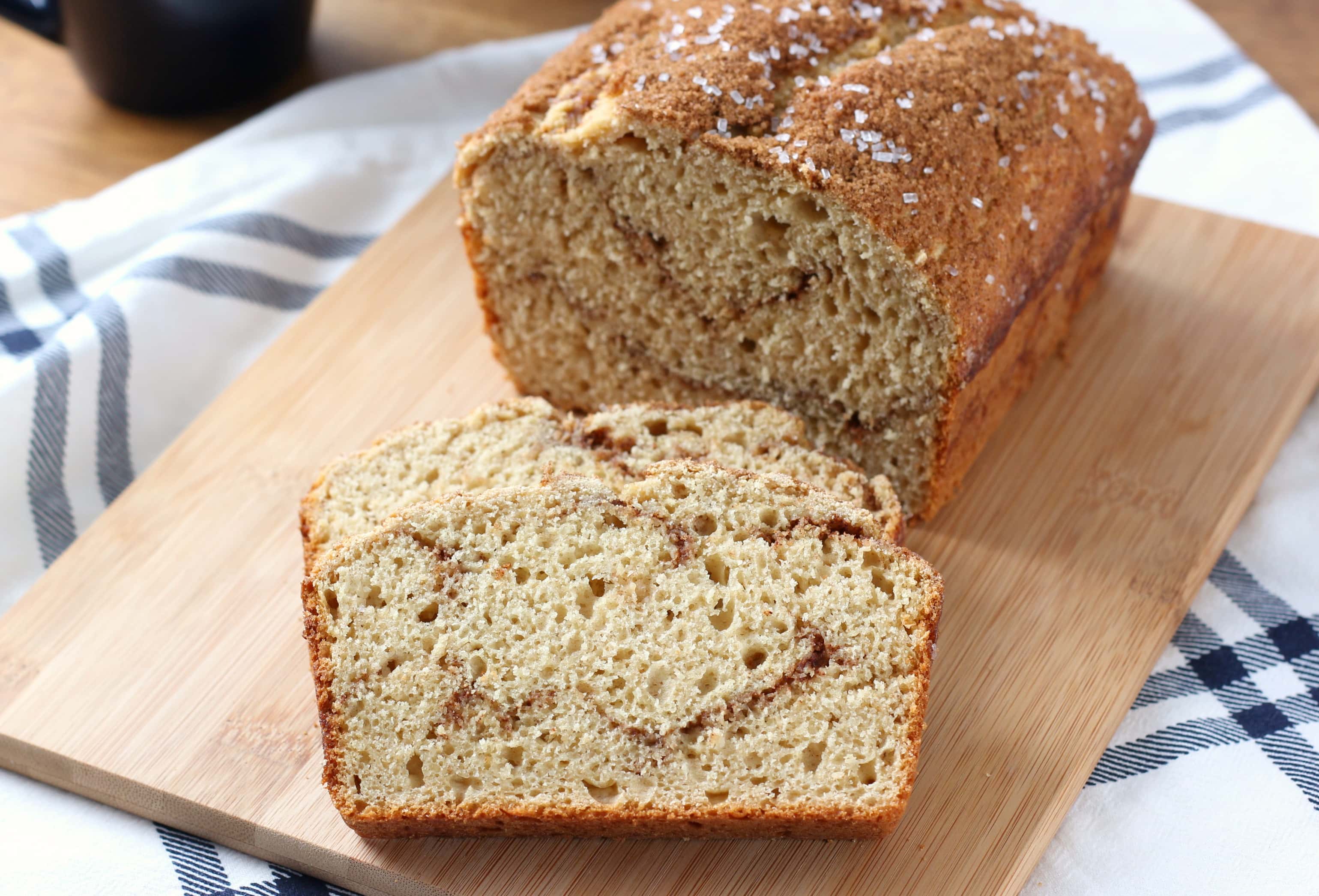 Cinnamon Swirl Maple Yogurt Bread Recipe from A Kitchen Addiction