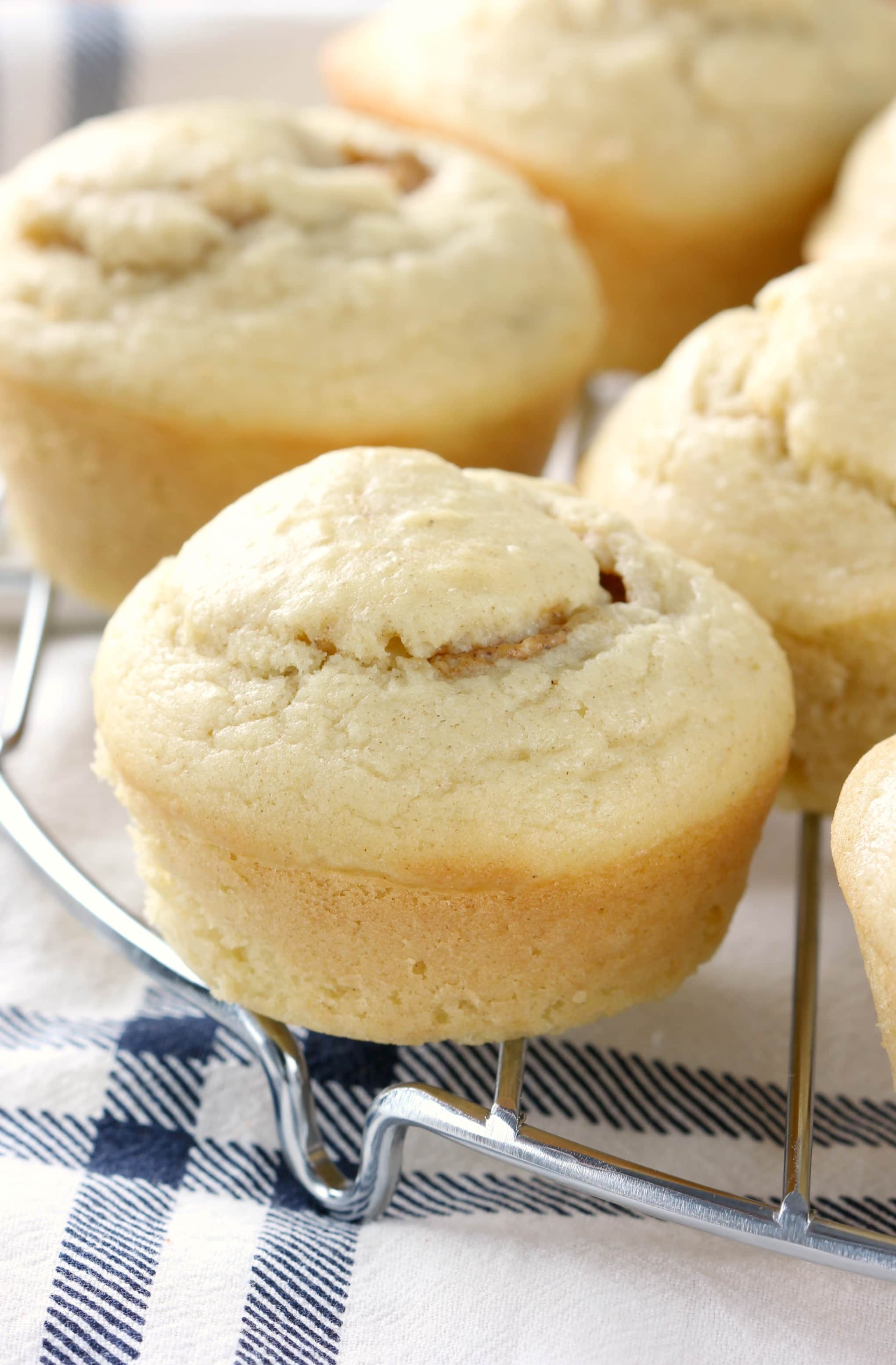 Pumpkin Swirled Pancake Muffins Recipe from A Kitchen Addiction