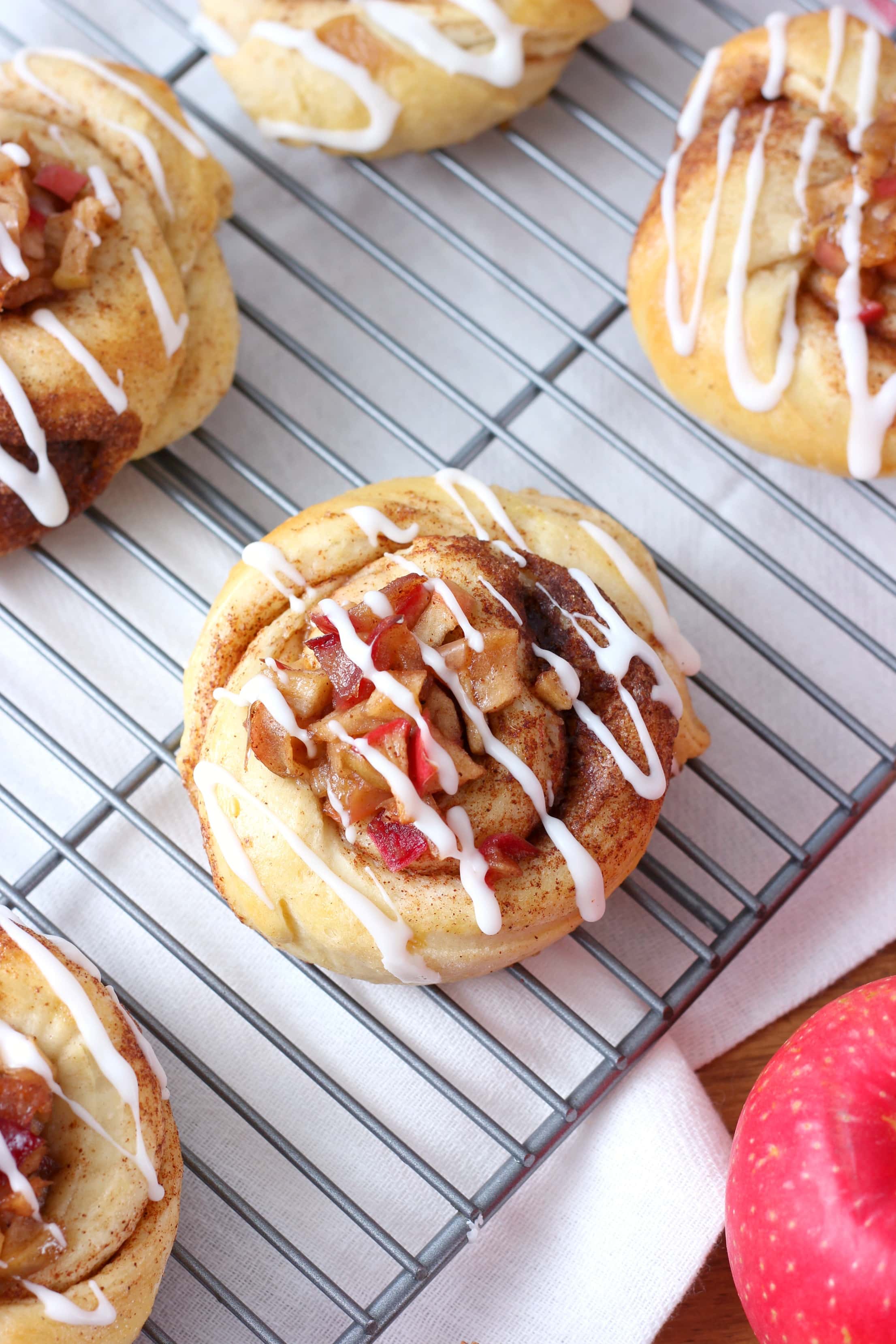 Cinnamon Twists with Apple Pie Filling Recipe from A Kitchen Addiction