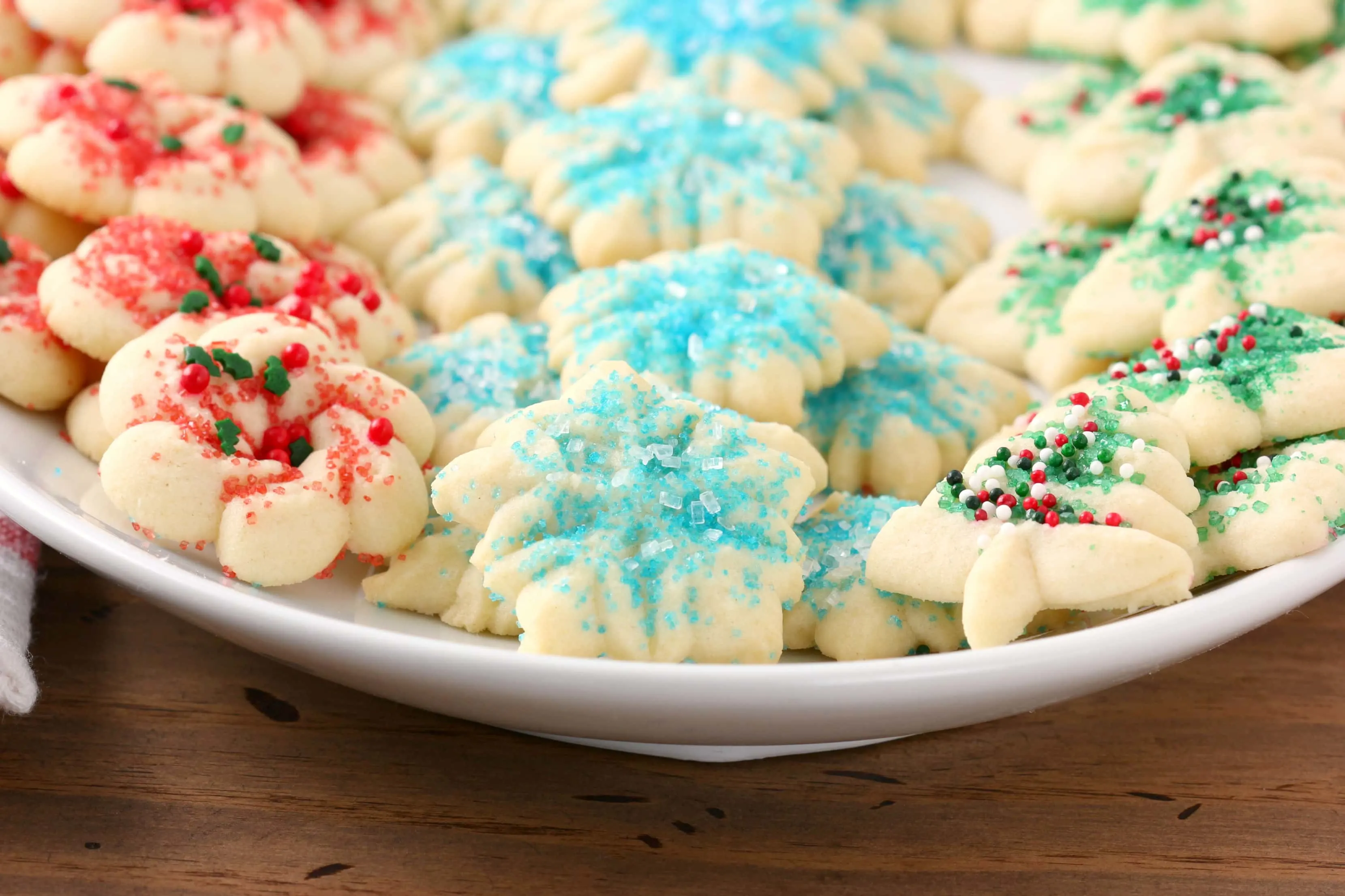 Classic Spritz Cookies Recipe from A Kitchen Addiction