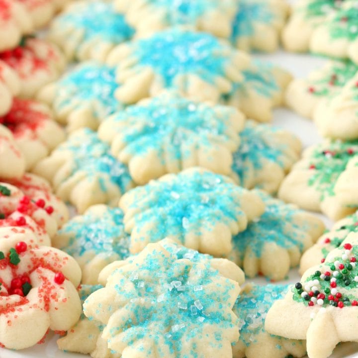 Classic Spritz Cookies Recipe from A Kitchen Addiction