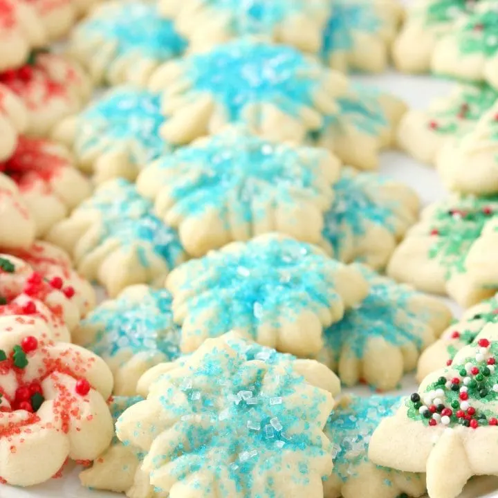 Classic Spritz Cookies Recipe from A Kitchen Addiction