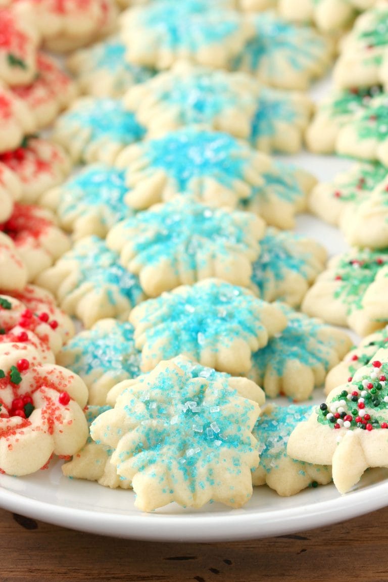 Classic Spritz Cookies - A Kitchen Addiction