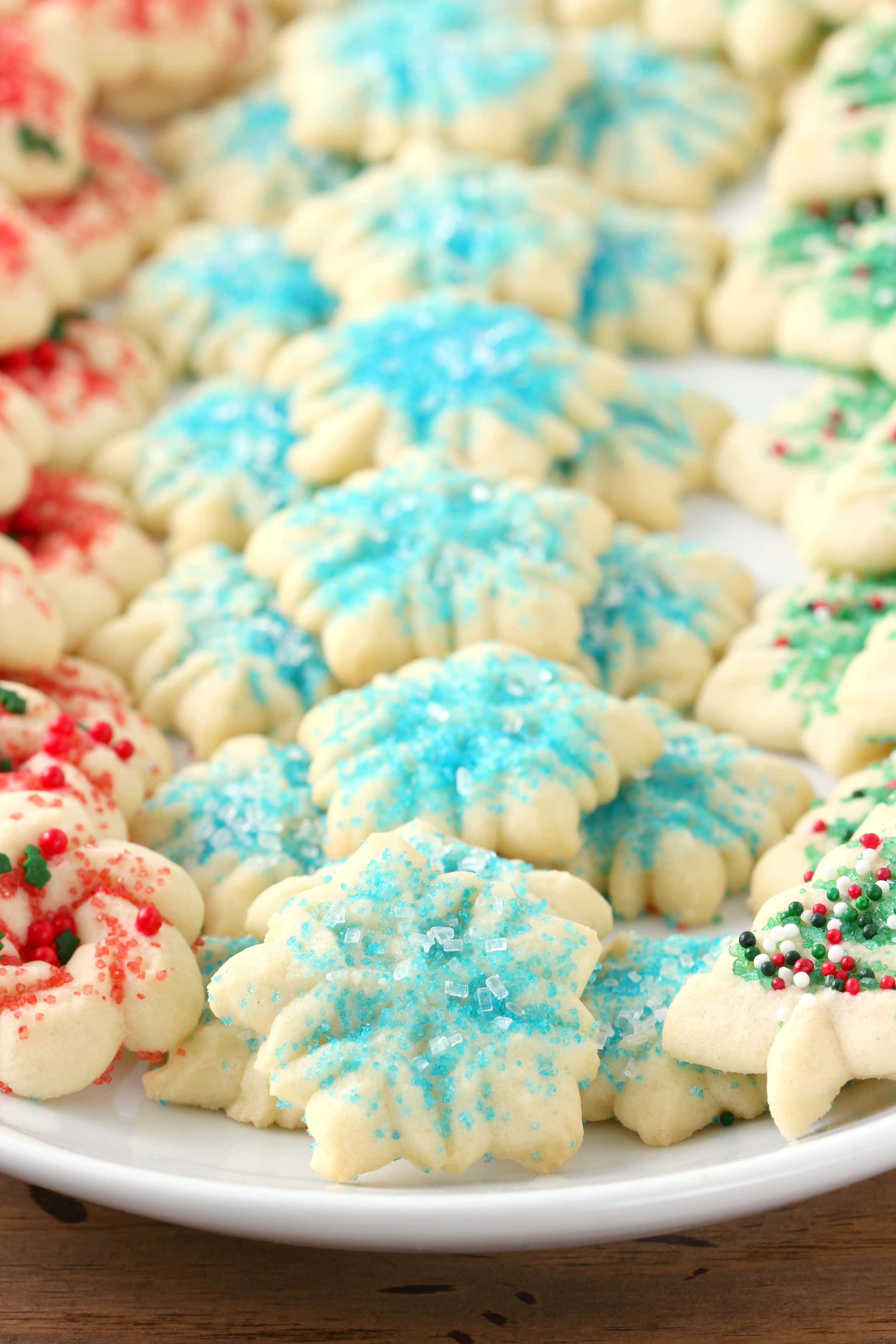 Classic Spritz Cookies - A Kitchen Addiction