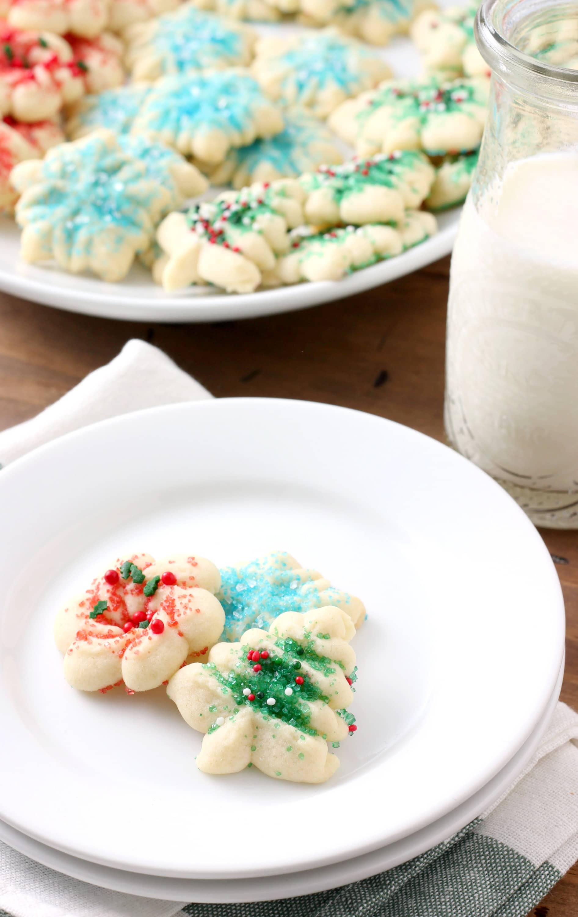 Classic Spritz Cookies Recipe from A Kitchen Addiction