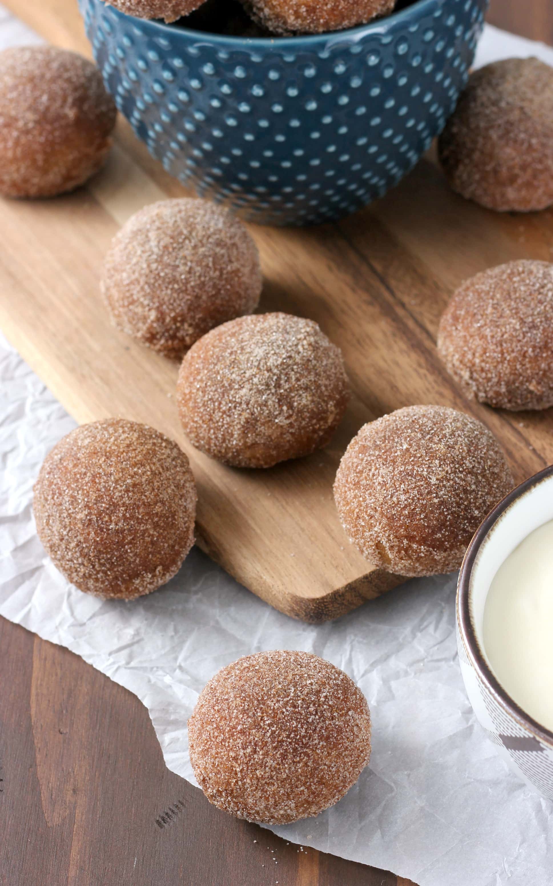 Gingerbread Soft Pretzel Bites with Cream Cheese Dip Recipe from A Kitchen Addiction