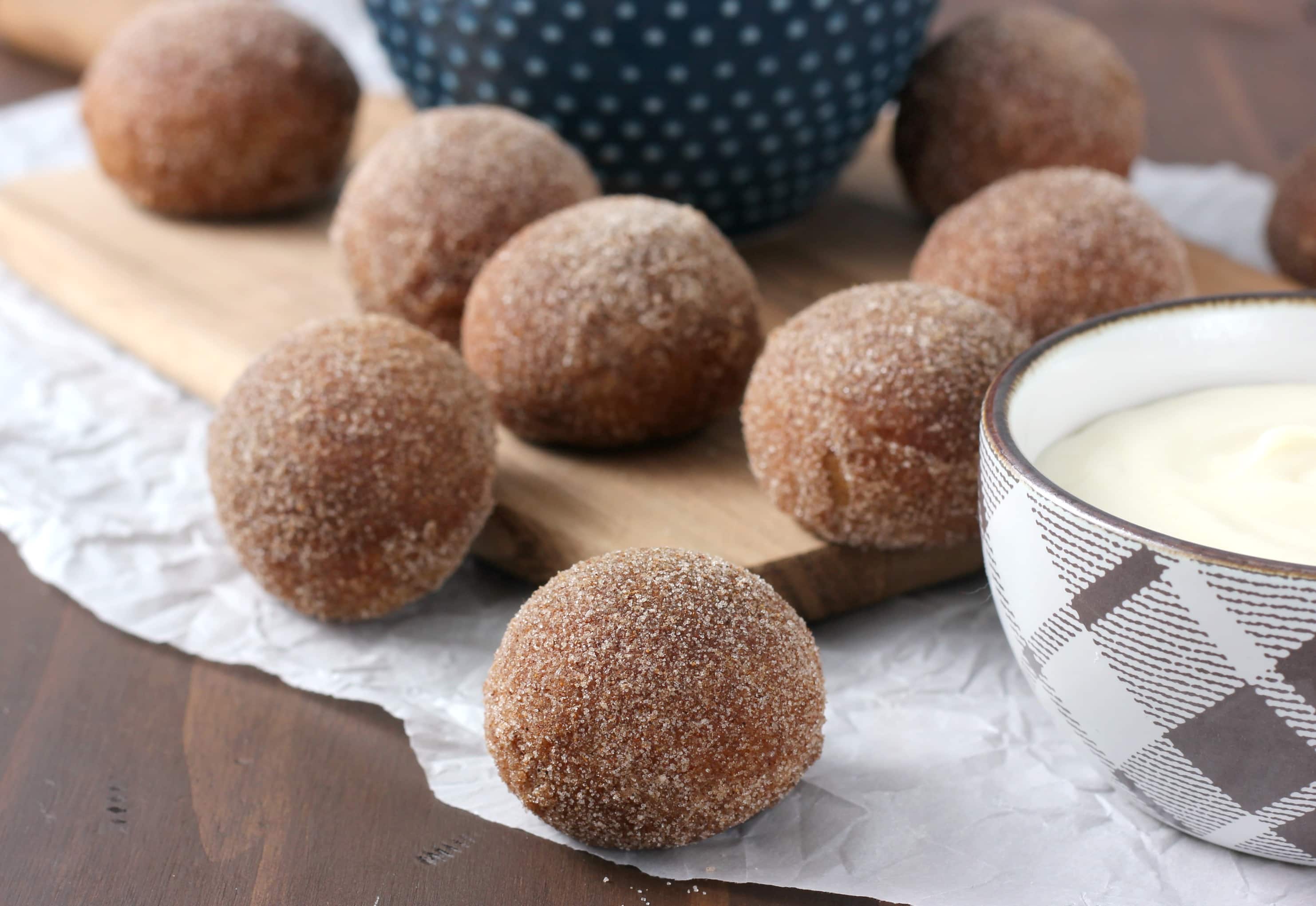 Gingerbread Soft Pretzel Bites Recipe from A Kitchen Addiction