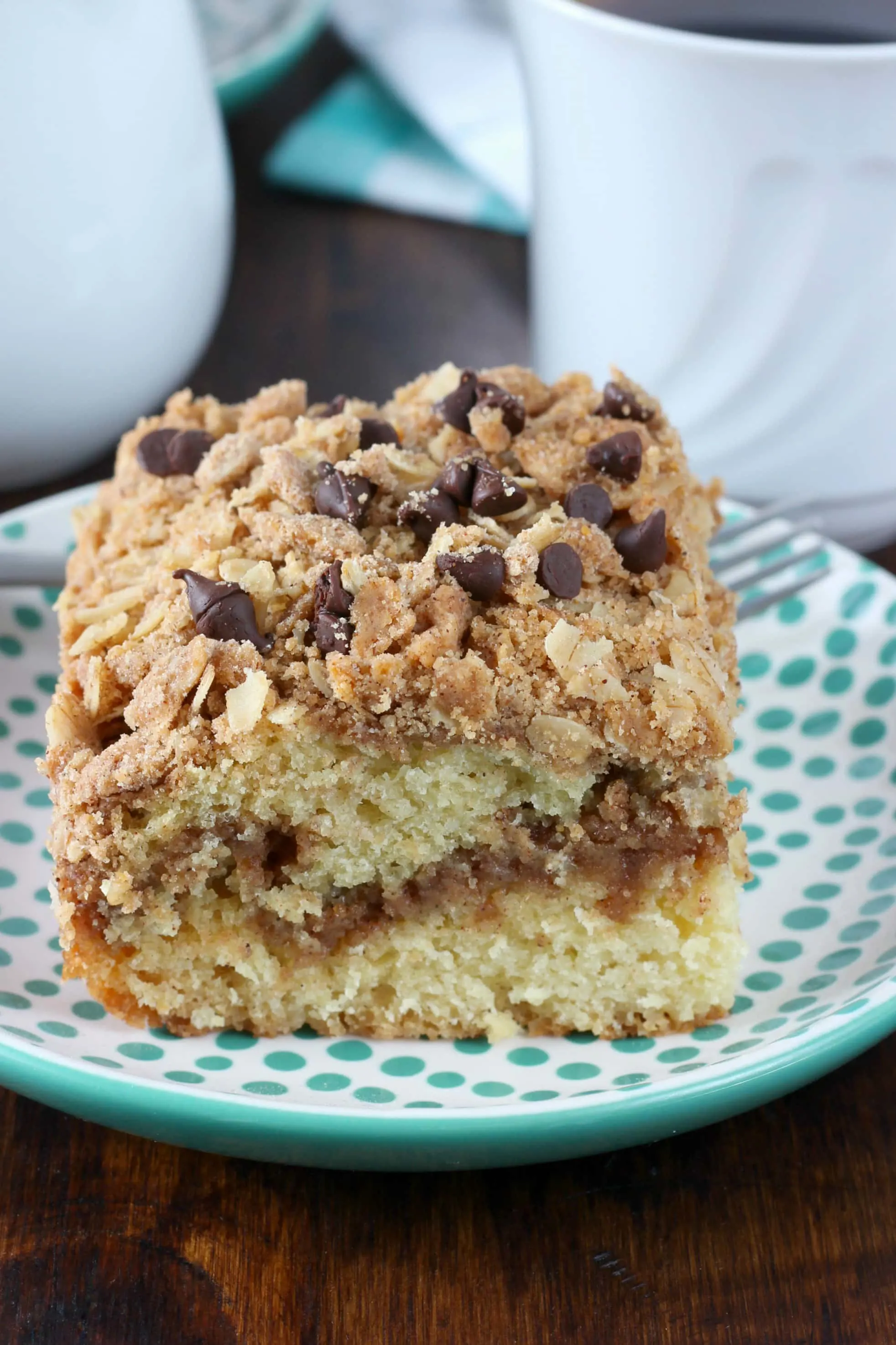 Peanut Butter Crumble Coffee Cake Recipe from A Kitchen Addiction