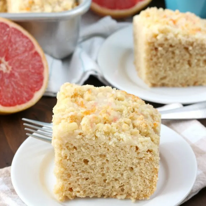 Grapefruit Yogurt Coffee Cake Recipe from A Kitchen Addiction