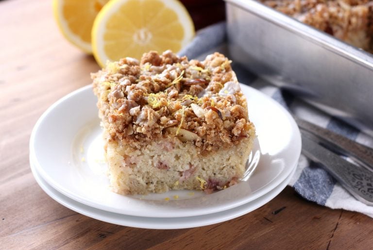 Gluten Free Strawberry Lemon Poppy Seed Coffee Cake A Kitchen Addiction