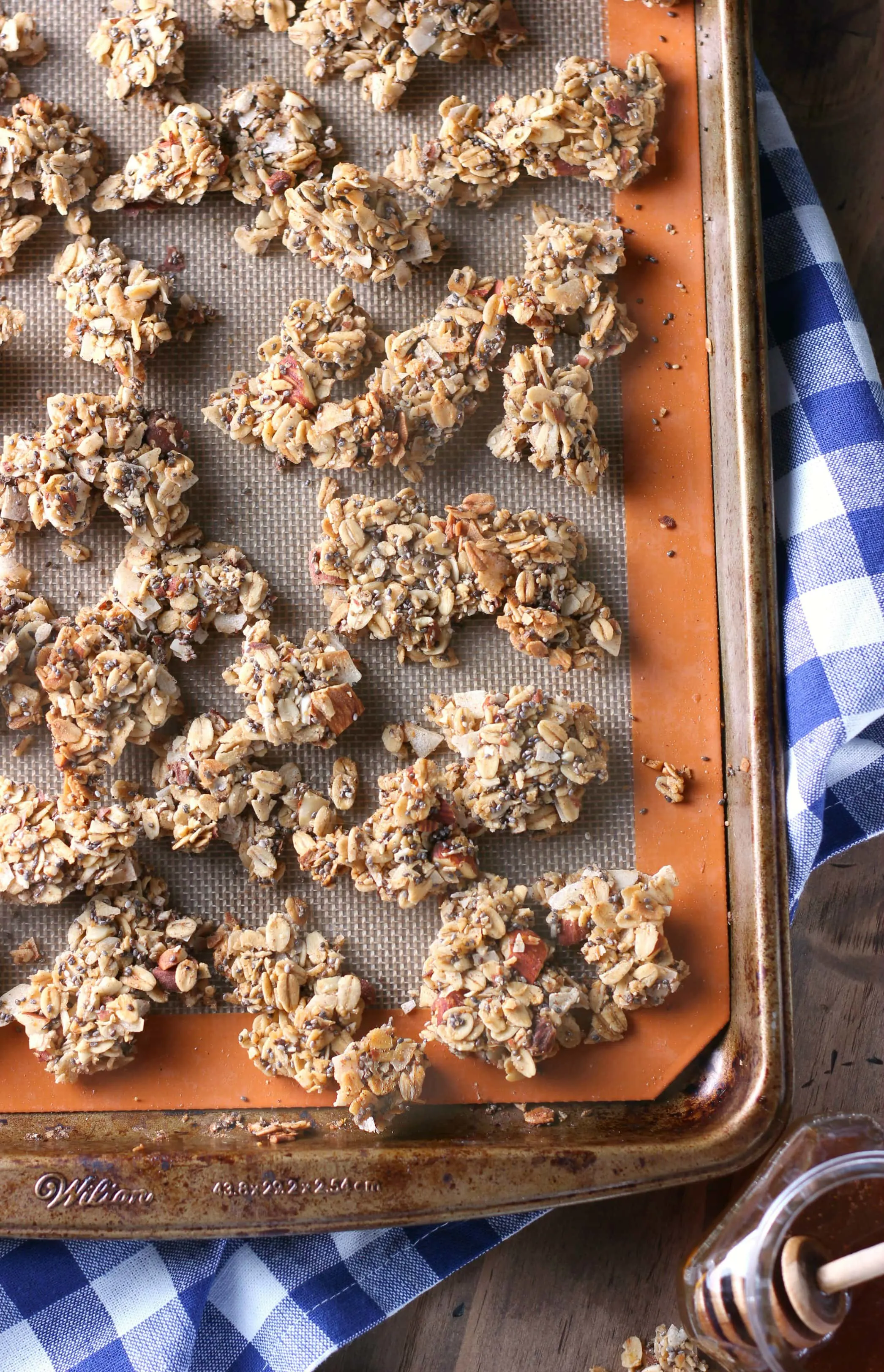 Easy Coconut Honey Almond Granola Clusters Recipe