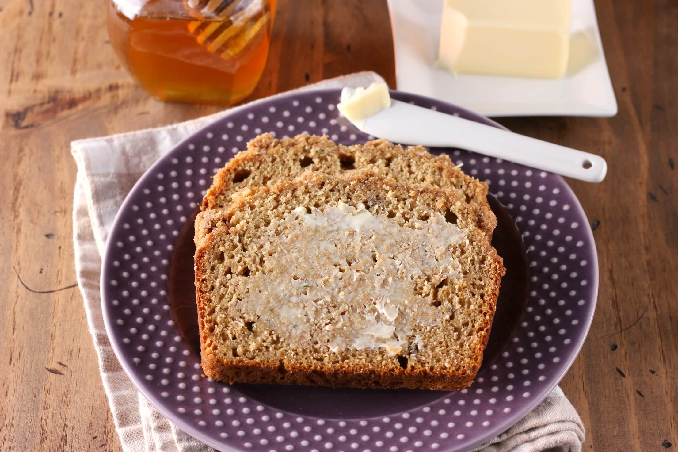 Cinnamon Streusel Zucchini Banana Bread Recipe