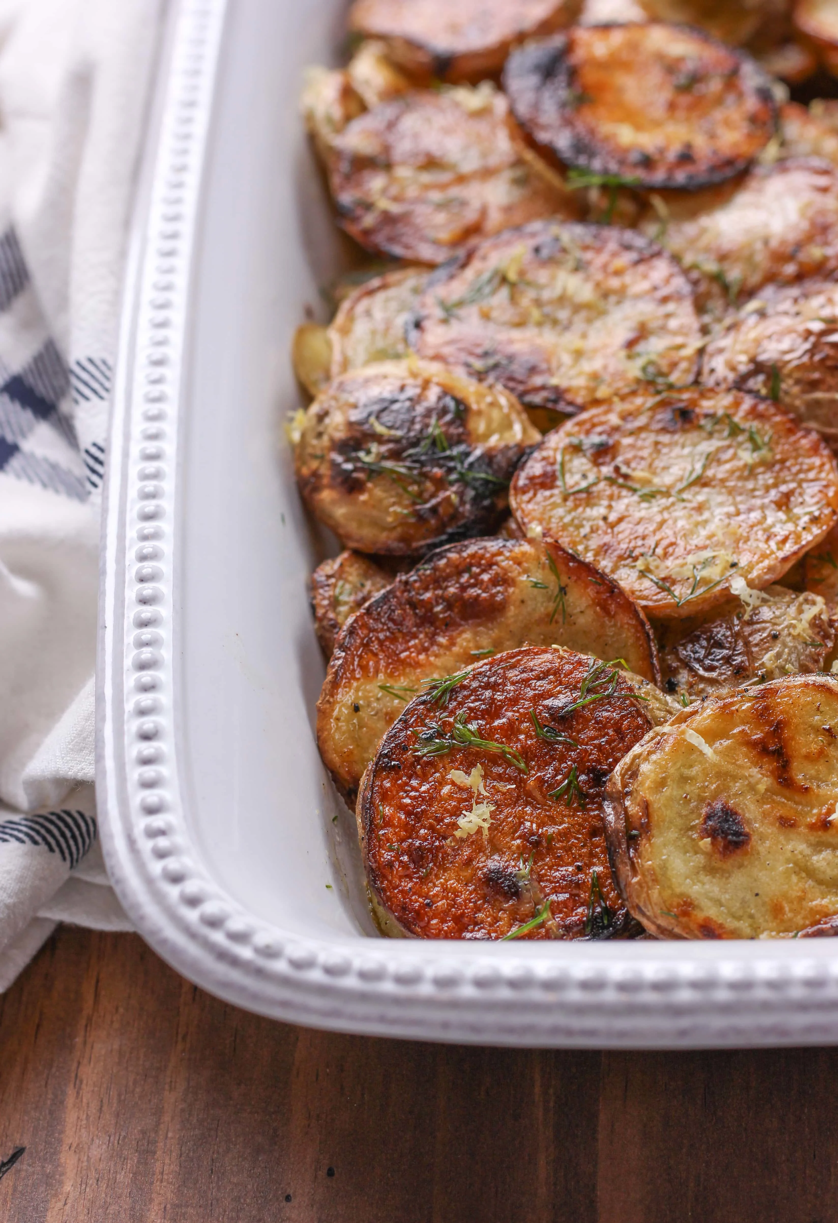 Grilled Lemony Dill Potato Salad Recipe from A Kitchen Addiction