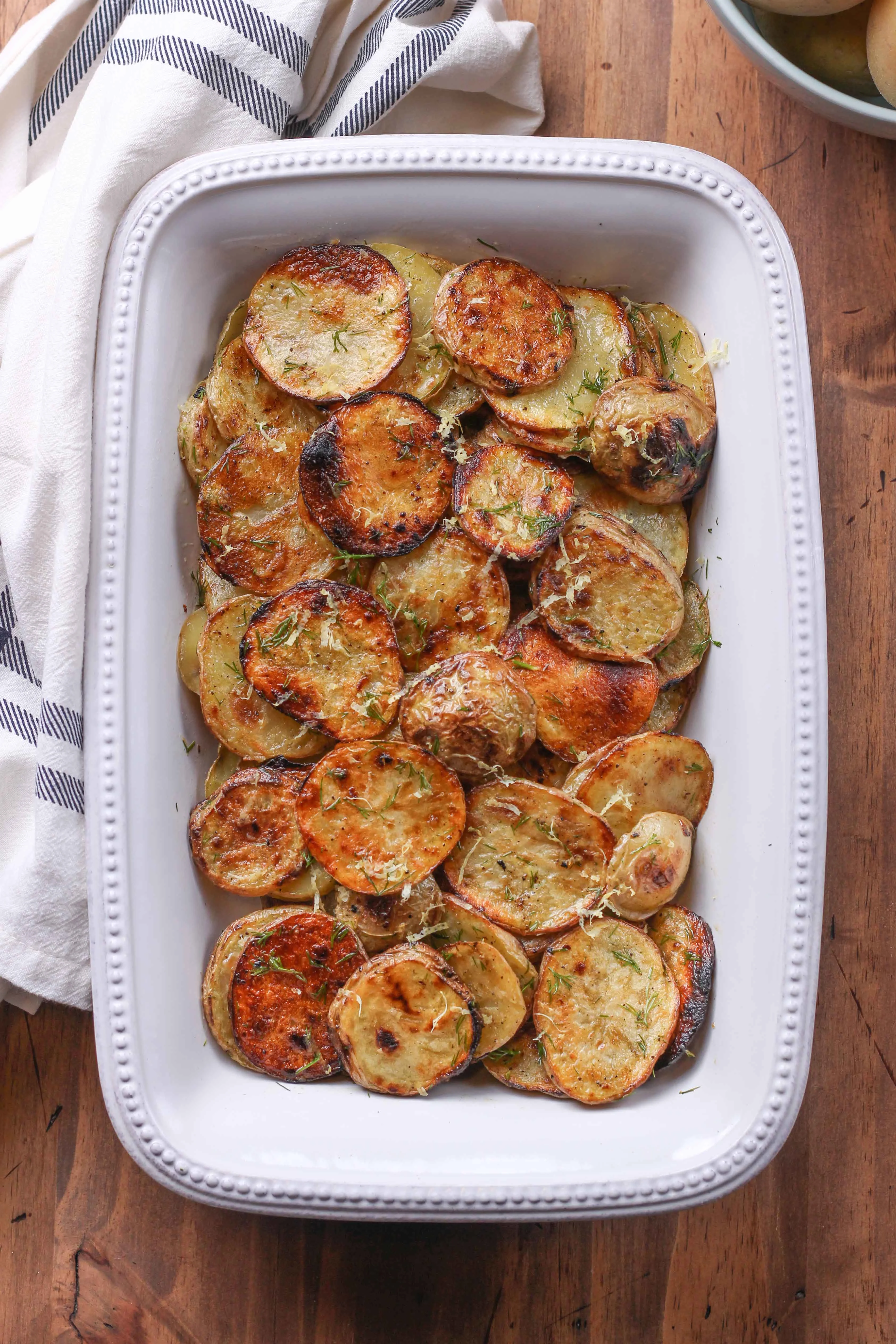 Grilled Lemon Dill Potato Salad Recipe from A Kitchen Addiction