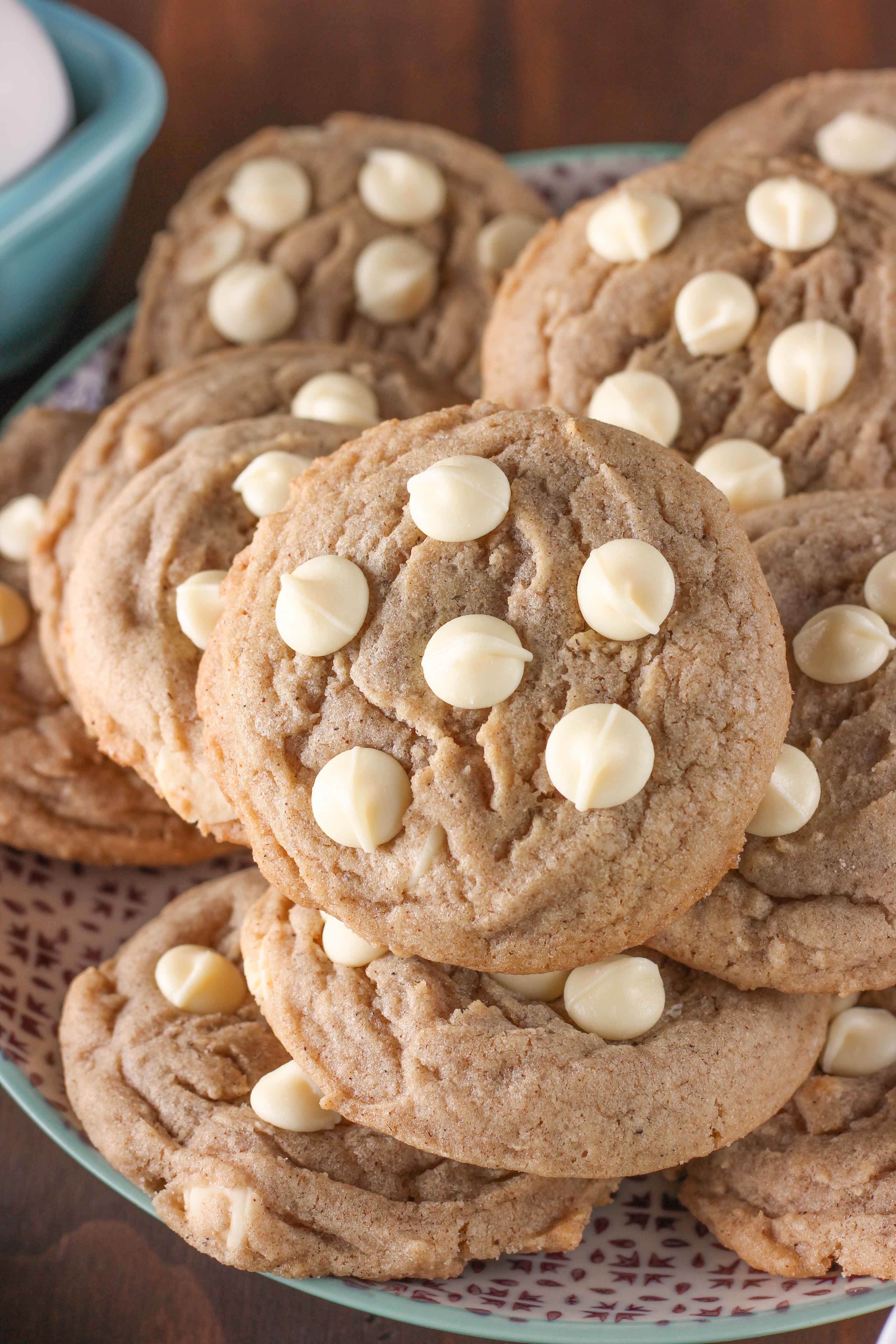 White Chocolate Maple Chai Cookies Recipe from A Kitchen Addiction