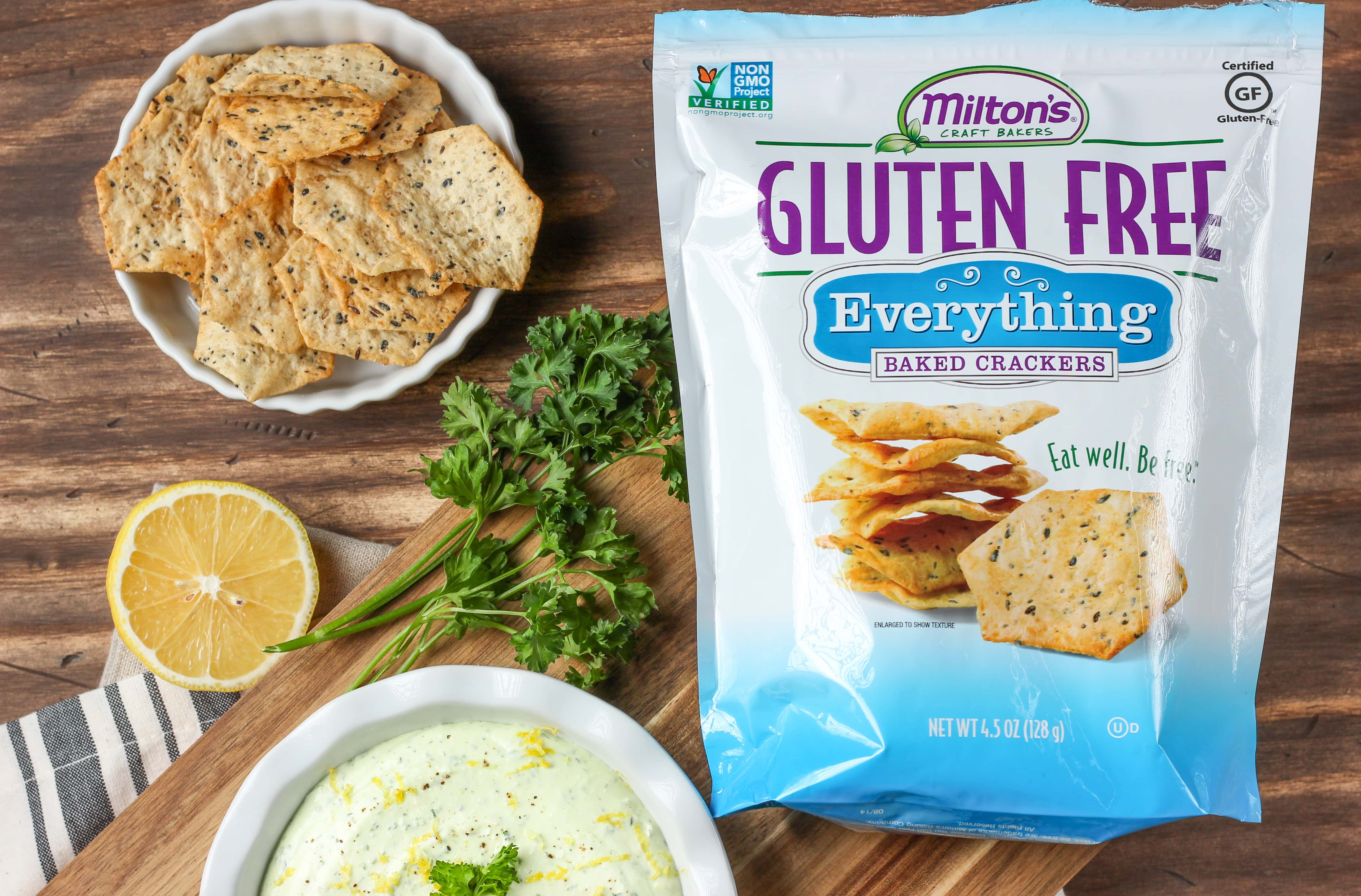 Milton's Gluten Free Everything Baked Crackers