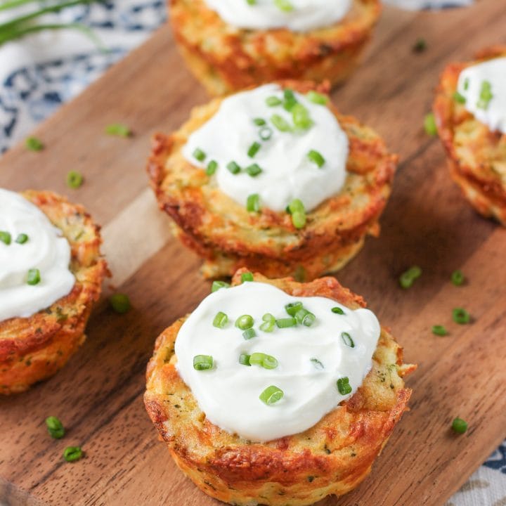 Broccoli Cheddar Potato Puffs Recipe from A Kitchen Addiction