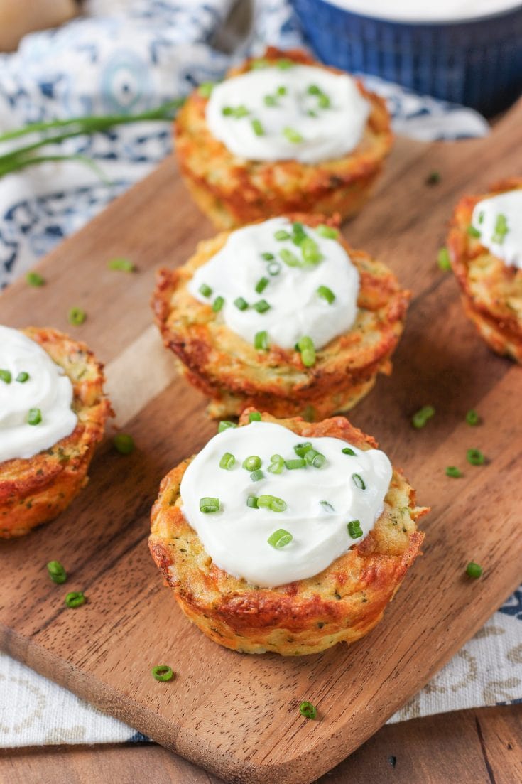 Broccoli Cheddar Potato Puffs - A Kitchen Addiction