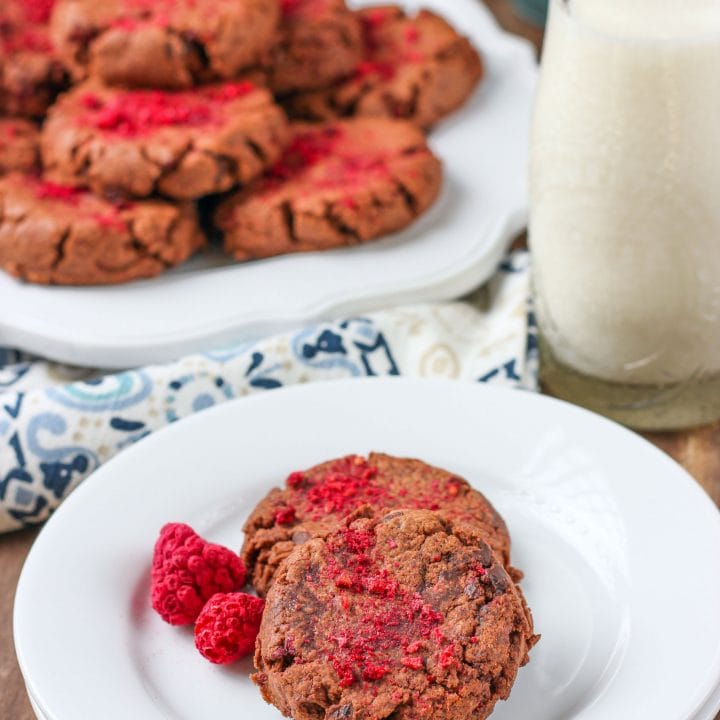 Raspberry Fudge Cookies Recipe from A Kitchen Addiction