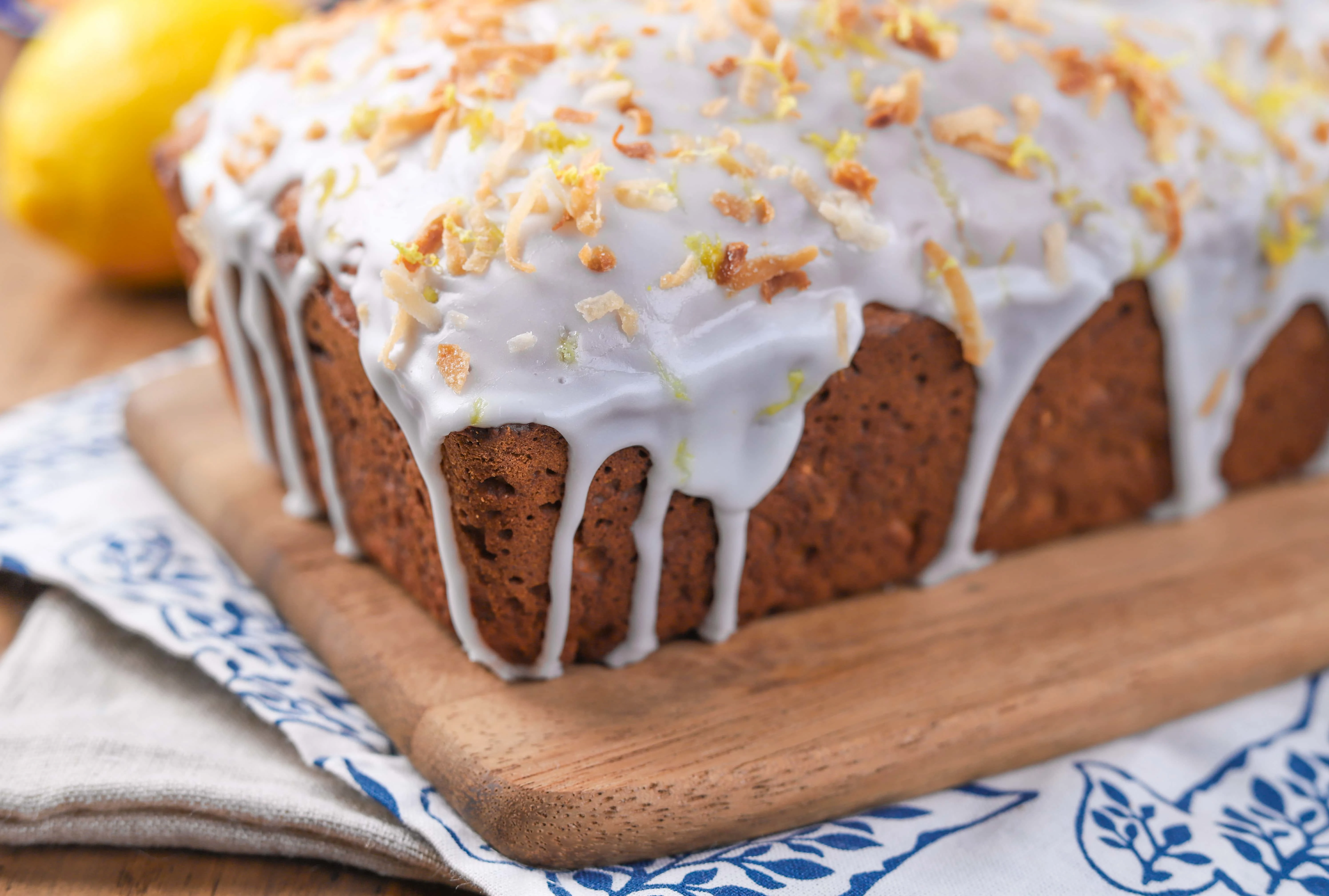 Lemon Coconut Yogurt Quick Bread Image