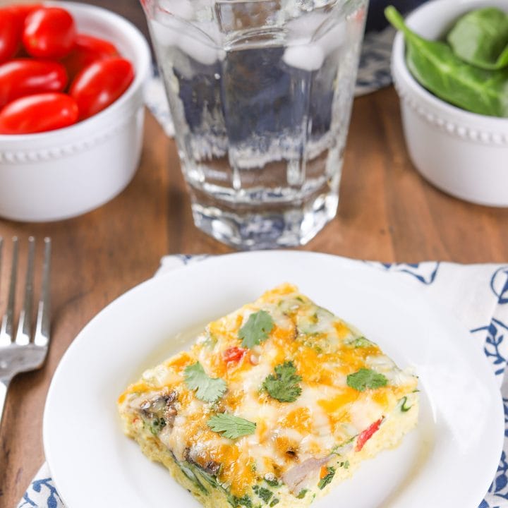 Easy Vegetable Egg Bake Recipe