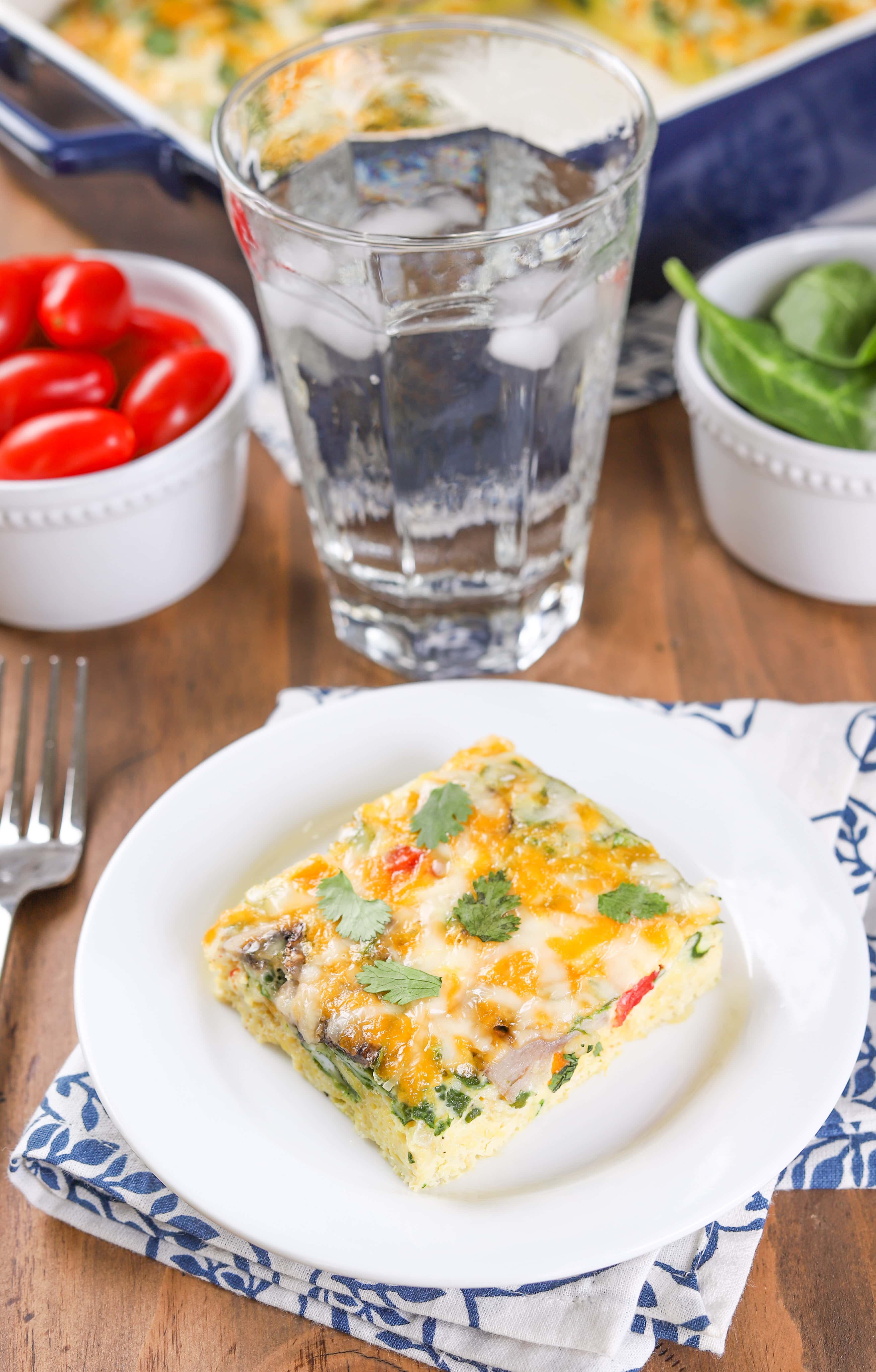 Easy Vegetable Egg Bake Recipe