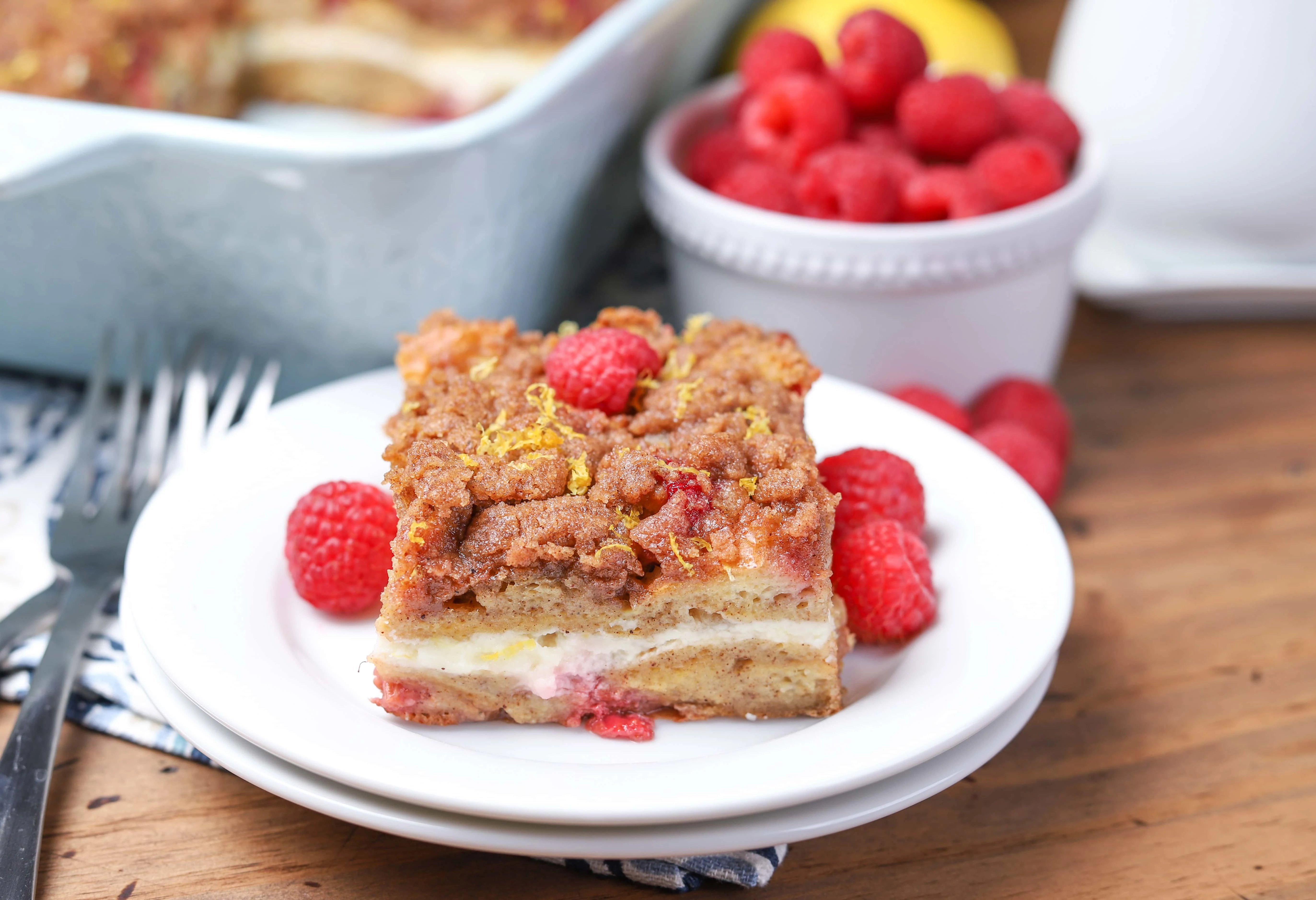 Raspberry Lemon Cream French Toast Bake Recipe