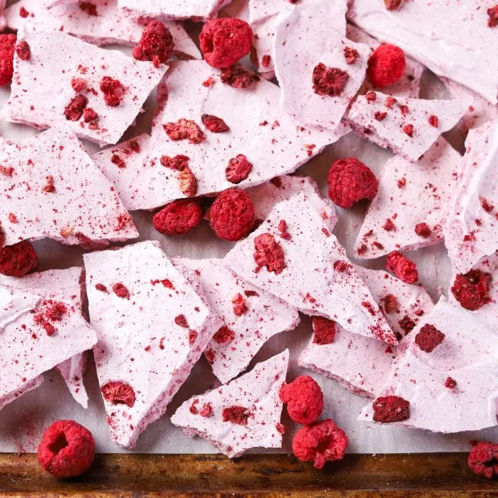 Easy Raspberry Meringue Bark Recipe