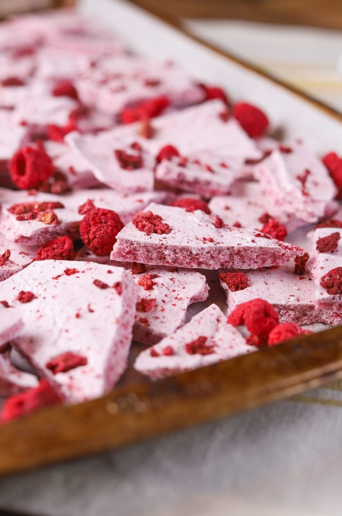 Raspberry Meringue Bark - A Kitchen Addiction