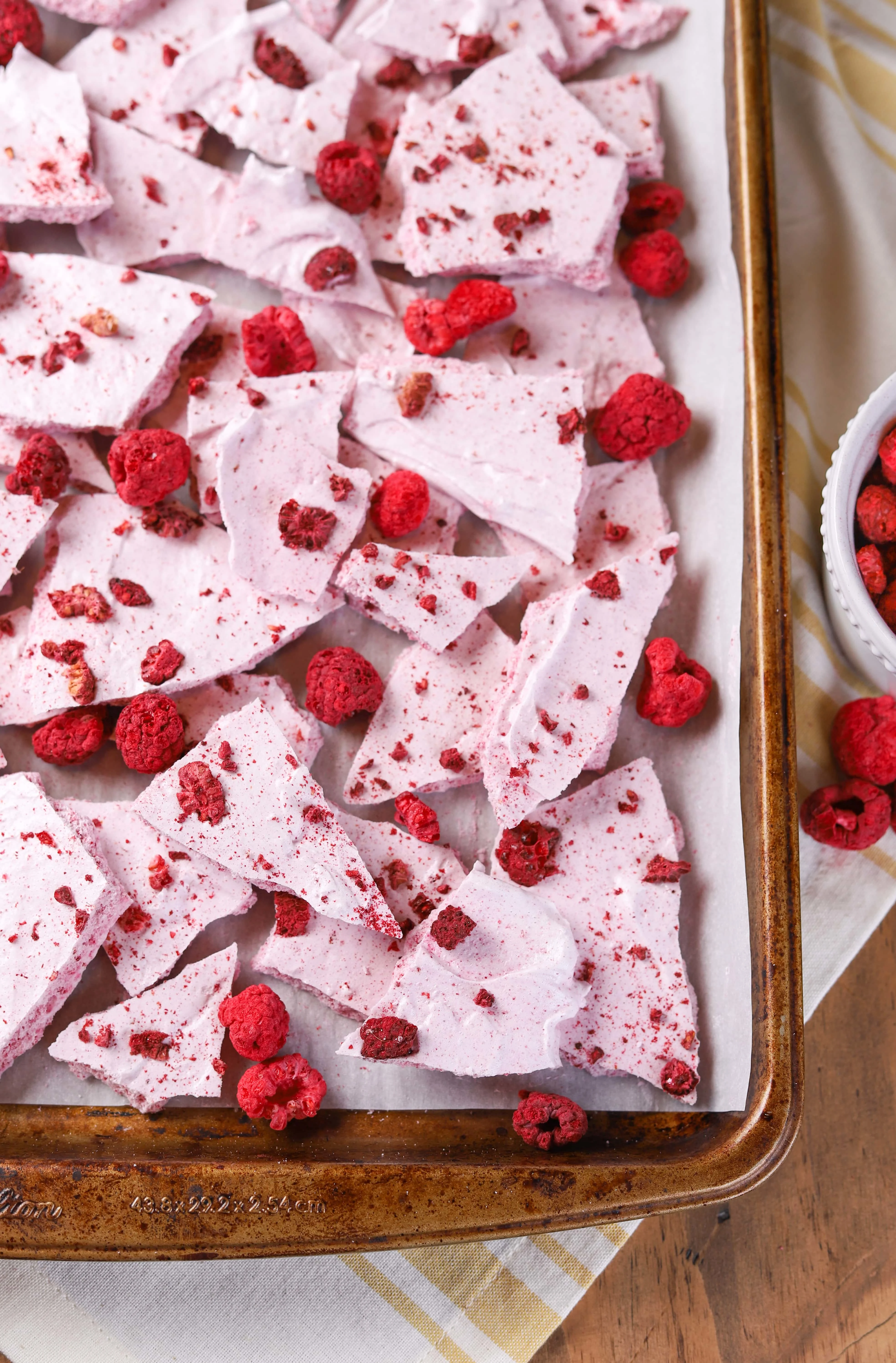 Simple Raspberry Meringue Bark Recipe Image