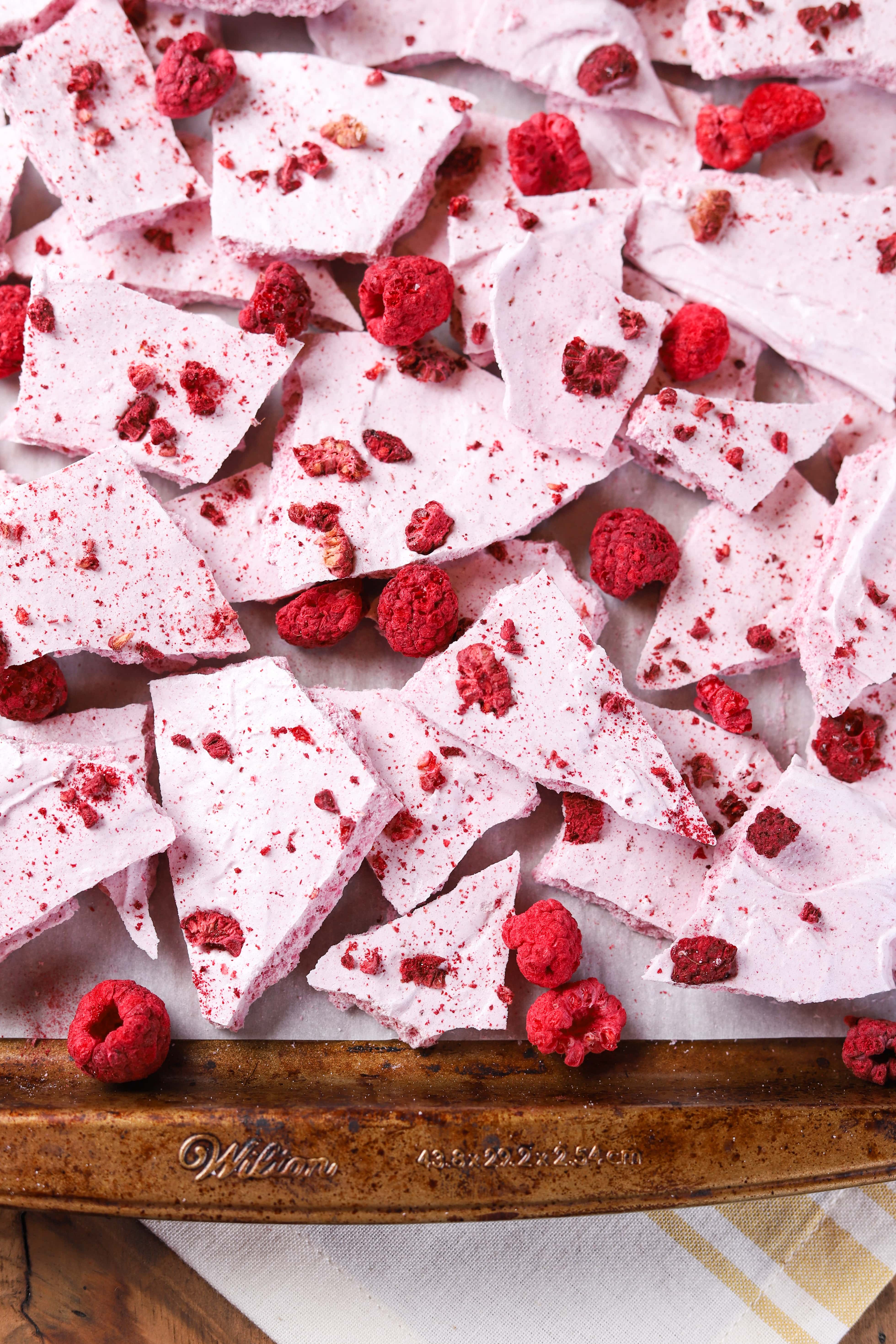 Easy Raspberry Meringue Bark Recipe