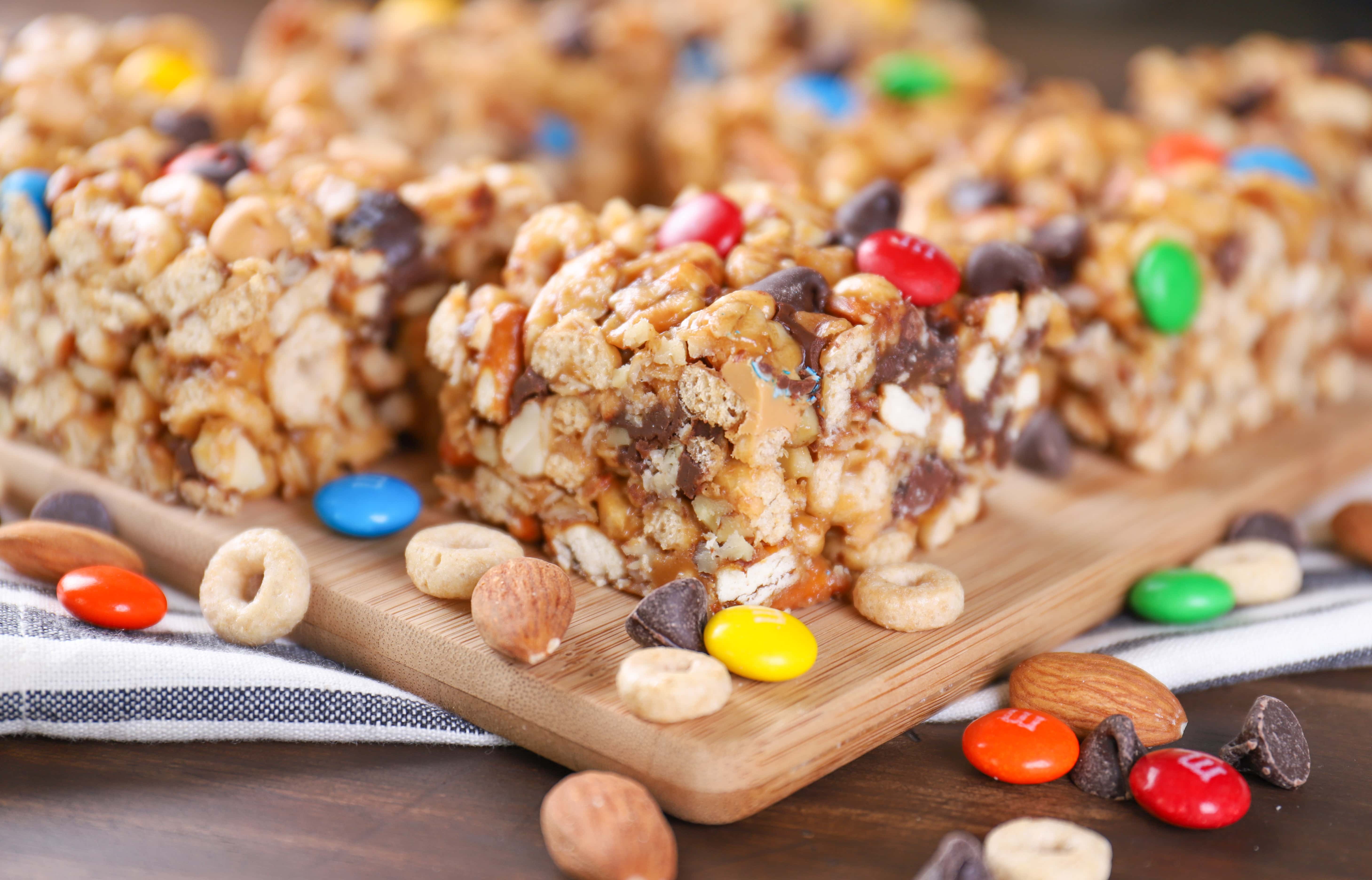 Trail Mix Cereal Bars Recipe