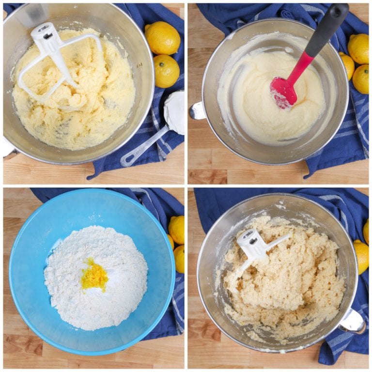 Frosted Lemon Sour Cream Cookie Bars - A Kitchen Addiction